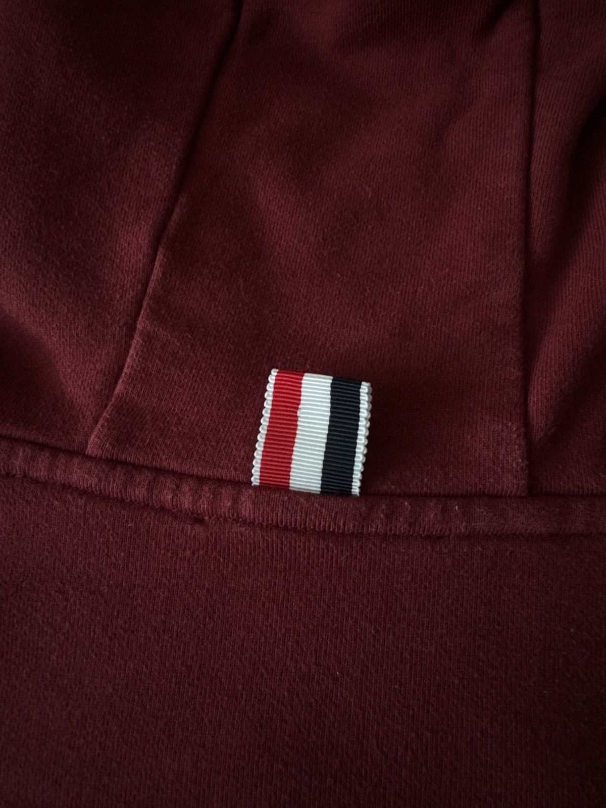 Thom Browne 🔥🔥 Thom Browne Burgundy 4-Bar Hoodie Size US M / EU 48-50 / 2 - 4 Thumbnail