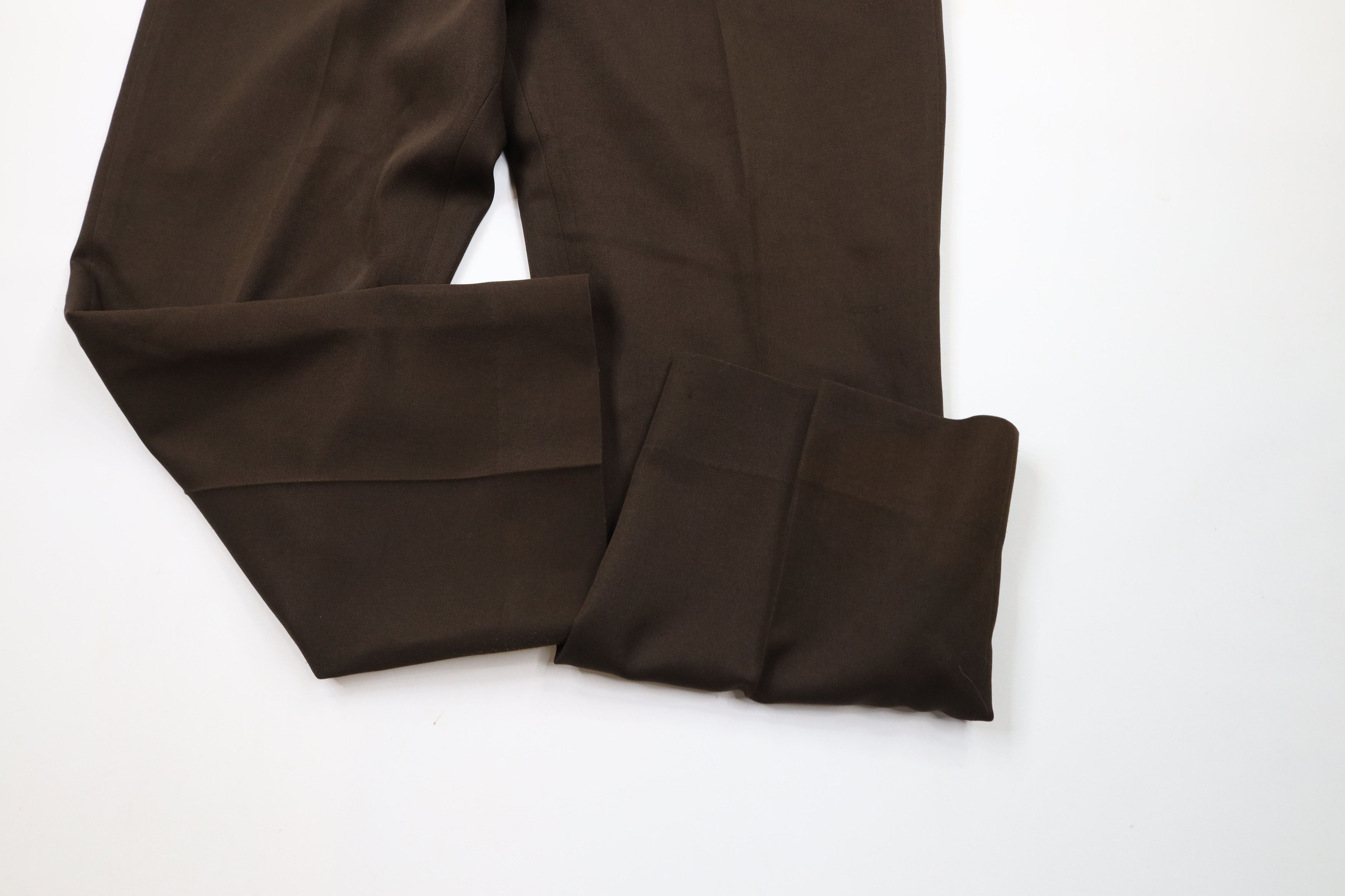 Vintage Vintage 70s Streetwear Bell Bottoms Chino Pants Brown USA Size US 42 / EU 58 - 5 Thumbnail