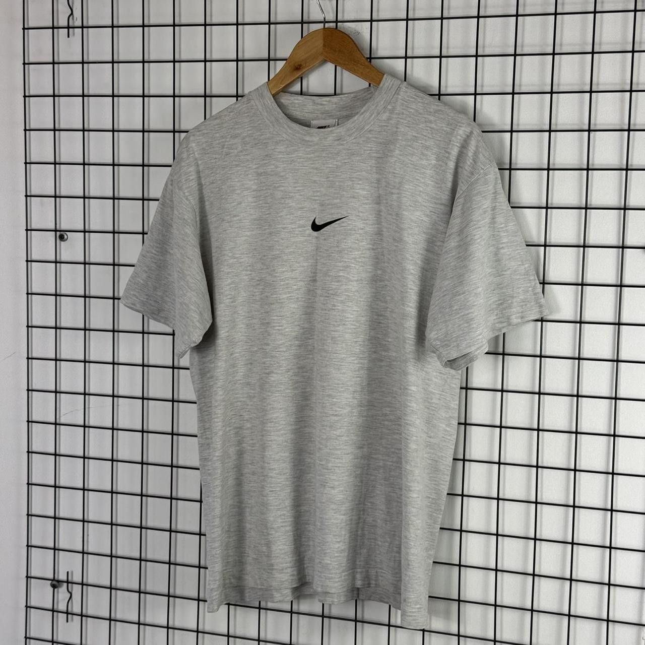 Nike Nike Vintage 90s Centrr Swoosh T shirt Grey Size US M / EU 48-50 / 2 - 2 Thumbnail