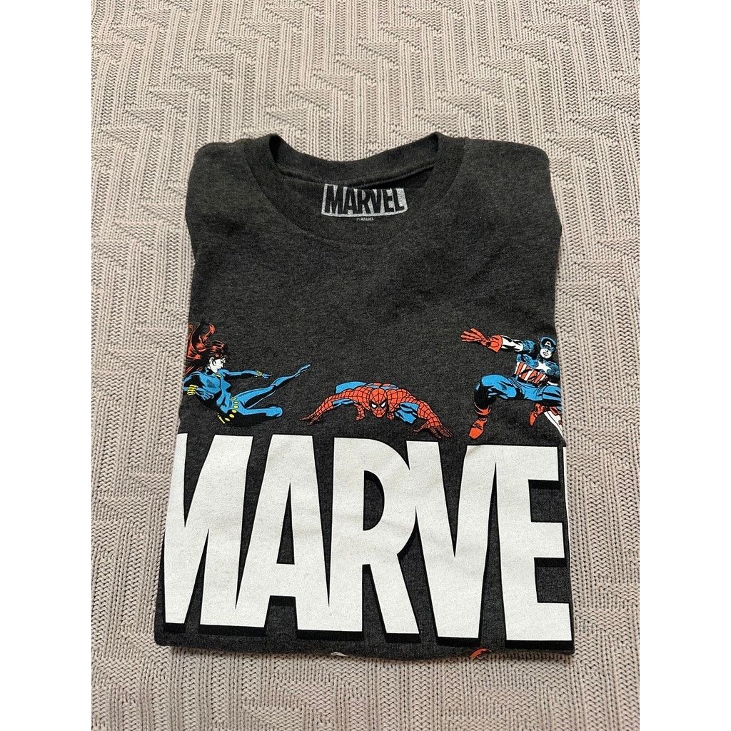 Marvel Comics Marvel gray graphic t-shirt size S Size US S / EU 44-46 / 1 - 1 Thumbnail