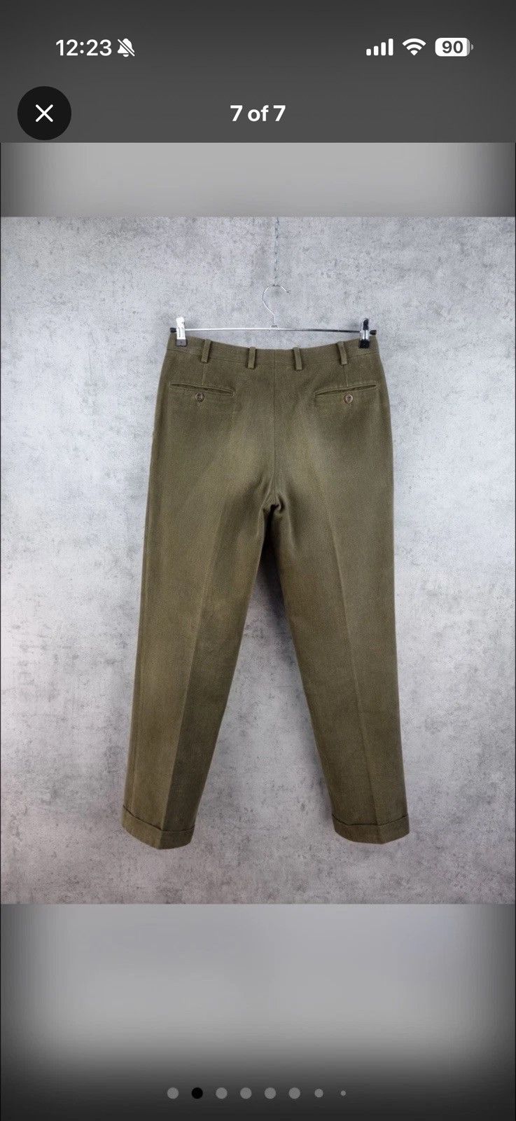 Brioni Olive chinos Size US 32 / EU 48 - 2 Thumbnail