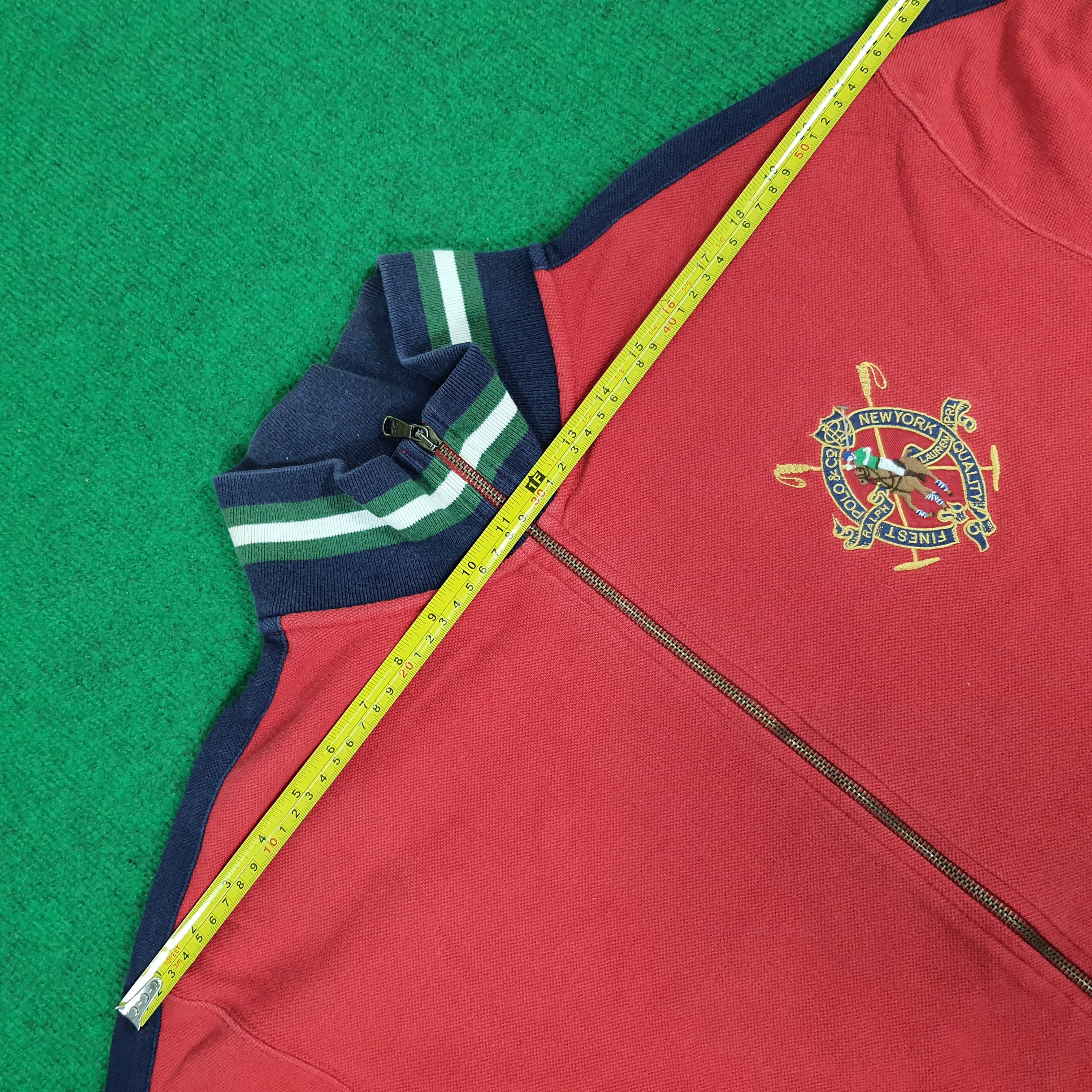 Polo Ralph Lauren Vintage POLO Ralph Lauren Embroidery Logo Zipper Sweatshirt Size US XL / EU 56 / 4 - 9 Thumbnail