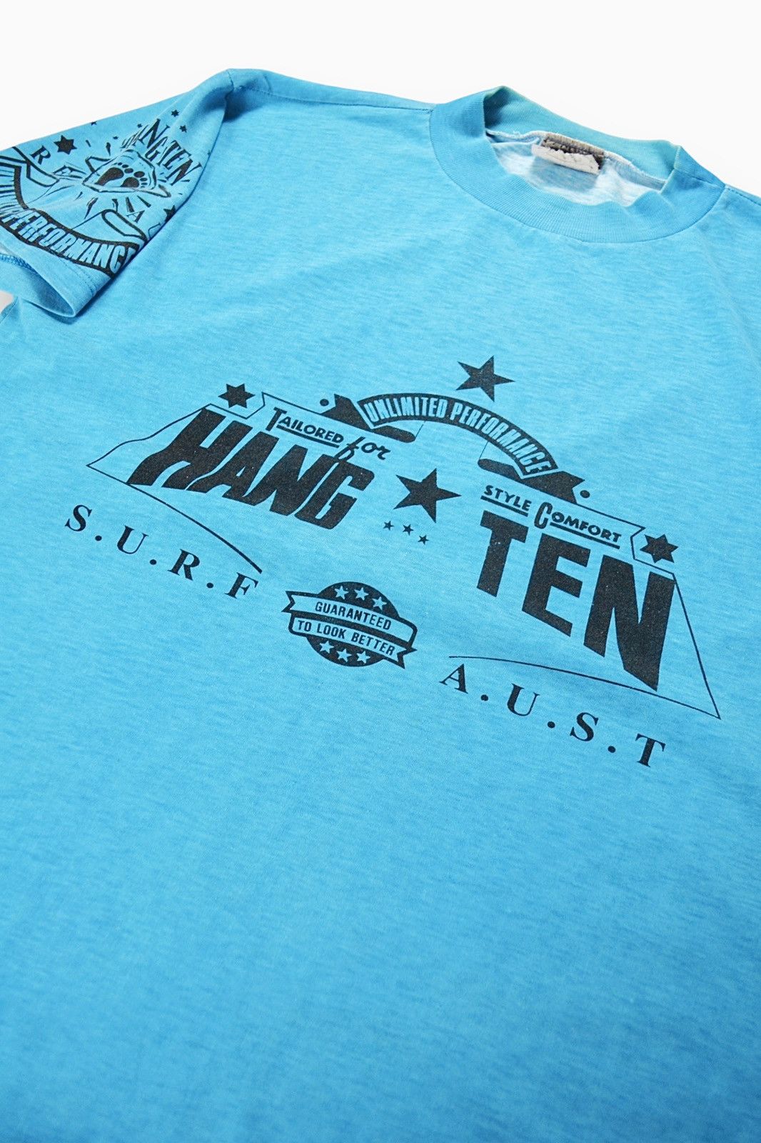 Hang Ten 90s Vintage Hang Ten Big Logo Surfing Australia Tee Size US M / EU 48-50 / 2 - 10 Thumbnail