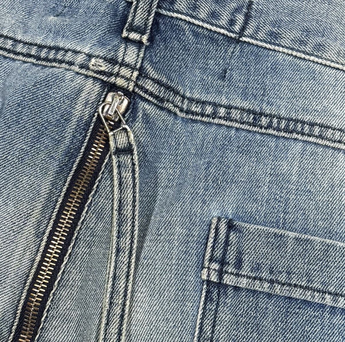 Hood By Air Hood By Zipper Distressed Denim Size US 30 / EU 46 - 7 Thumbnail