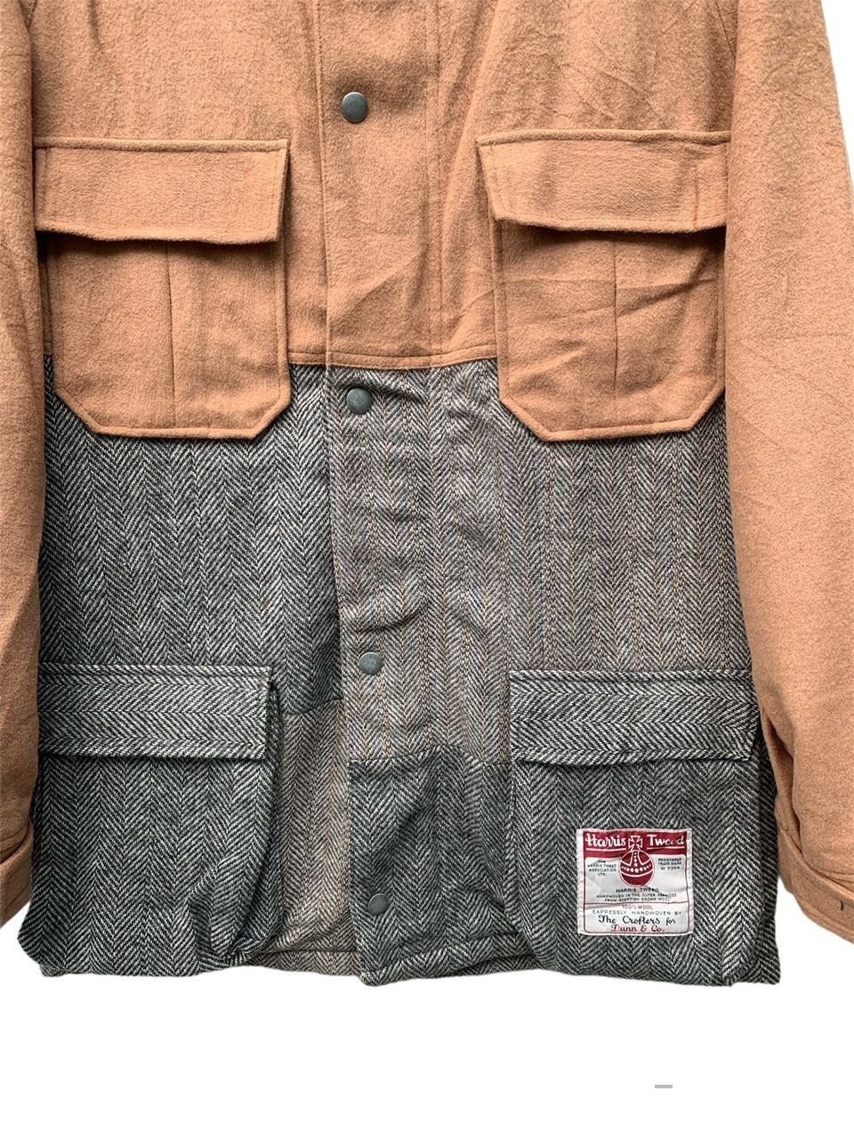Harris Tweed Vintage Harris Tweed Hoodie Zipper Button Jacket Size US M / EU 48-50 / 2 - 5 Thumbnail