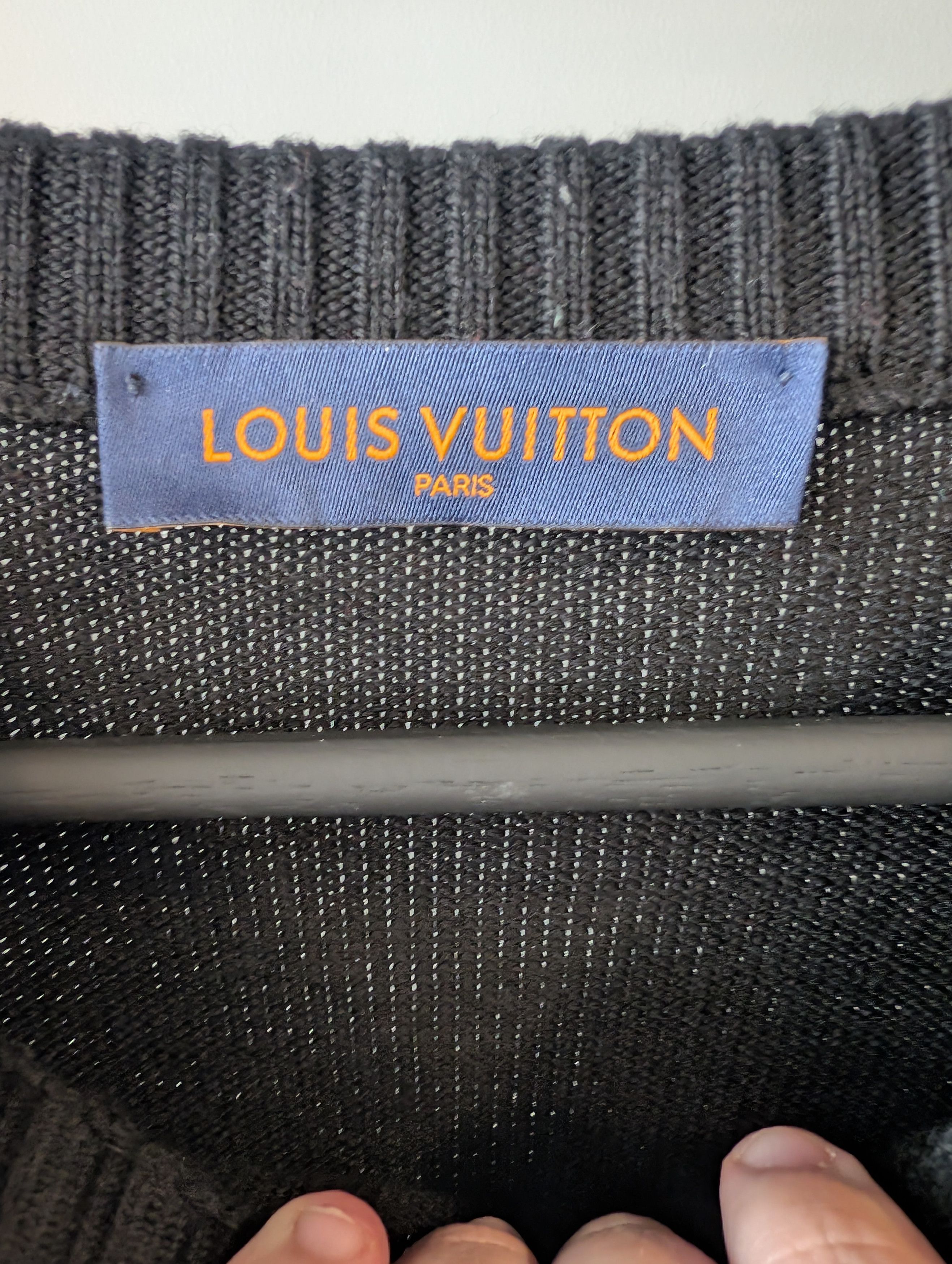 Louis Vuitton Louis Vuitton wool logo patch sweater Size US M / EU 48-50 / 2 - 5 Thumbnail