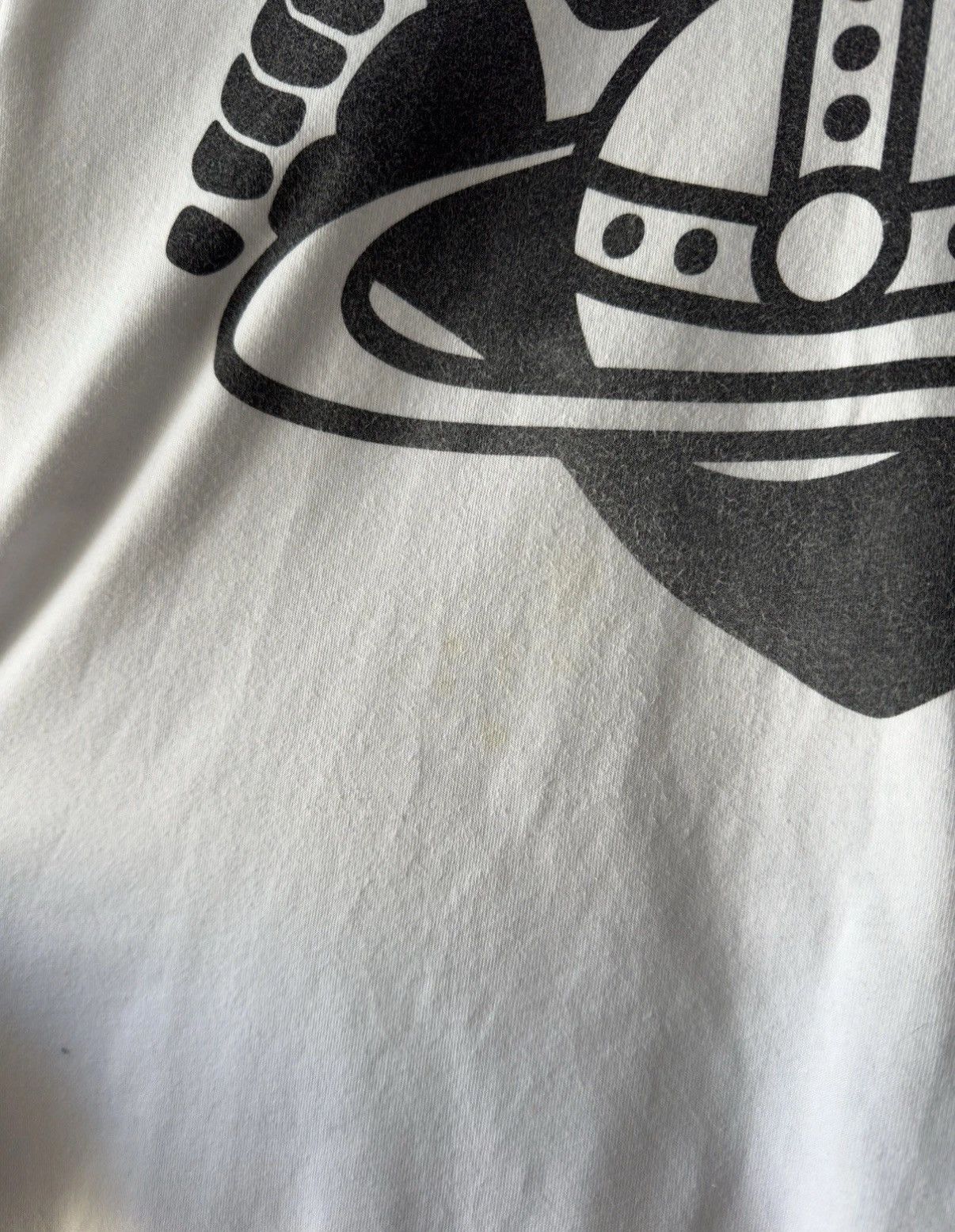 Vivienne Westwood Vivienne Westwood Vintage Big Logo Y2K White T-shirt Men Size US M / EU 48-50 / 2 - 6 Thumbnail