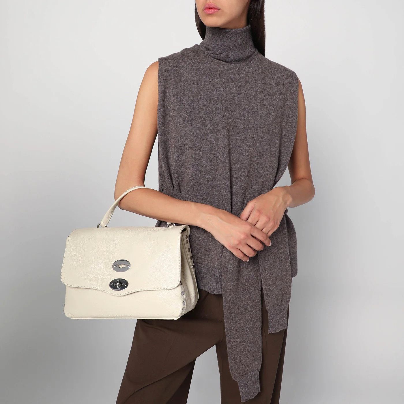 Zanellato o1d2blof0526 Size: OS / Small Postina Bag in Beige Size ONE SIZE - 2 Thumbnail