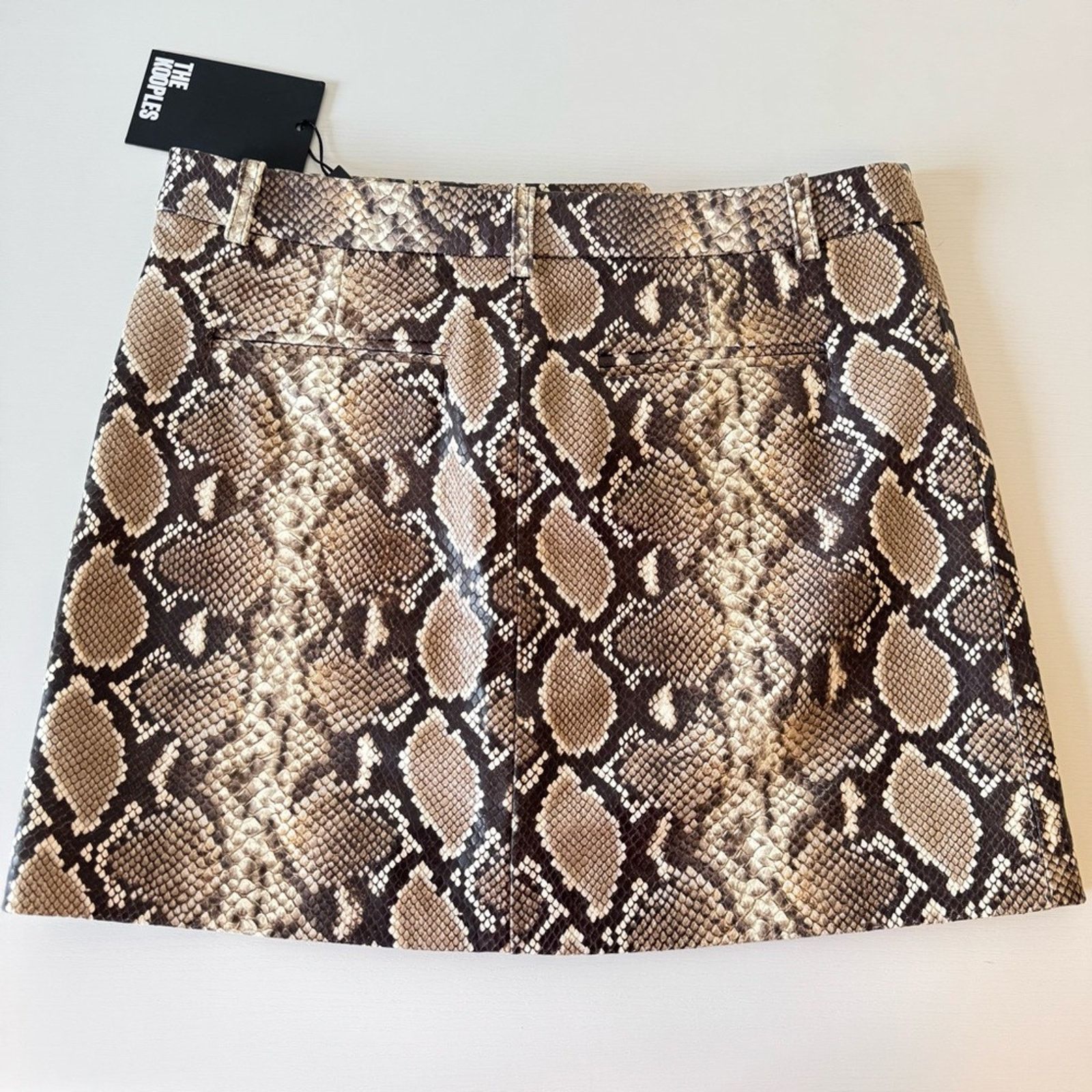The Kooples New! The Kooples Python Mini Skirt, Size 1 (US S) Size 26" / US 2 / IT 38 - 6 Thumbnail