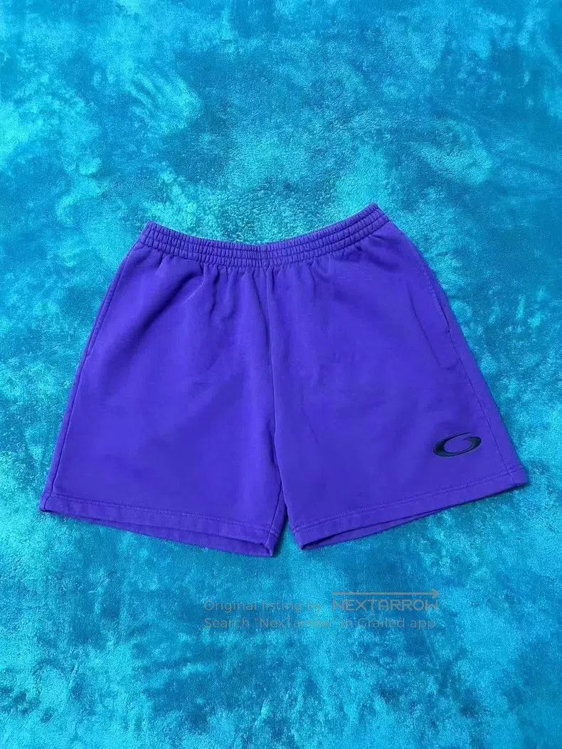 Balenciaga Balenciaga size M Embroidered Single-Ring Cotton Shorts, P Size US 27 - 1 Thumbnail