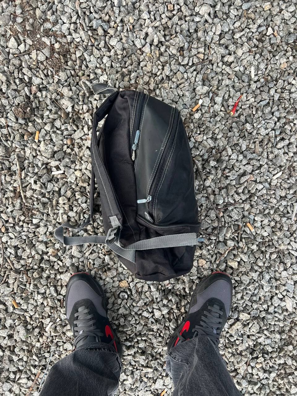 Nike × Vintage VERY RARE NIKE AIR BIG LOGO SWOOSH RETRO BAG DRILL Y2K 90s Size ONE SIZE - 4 Thumbnail