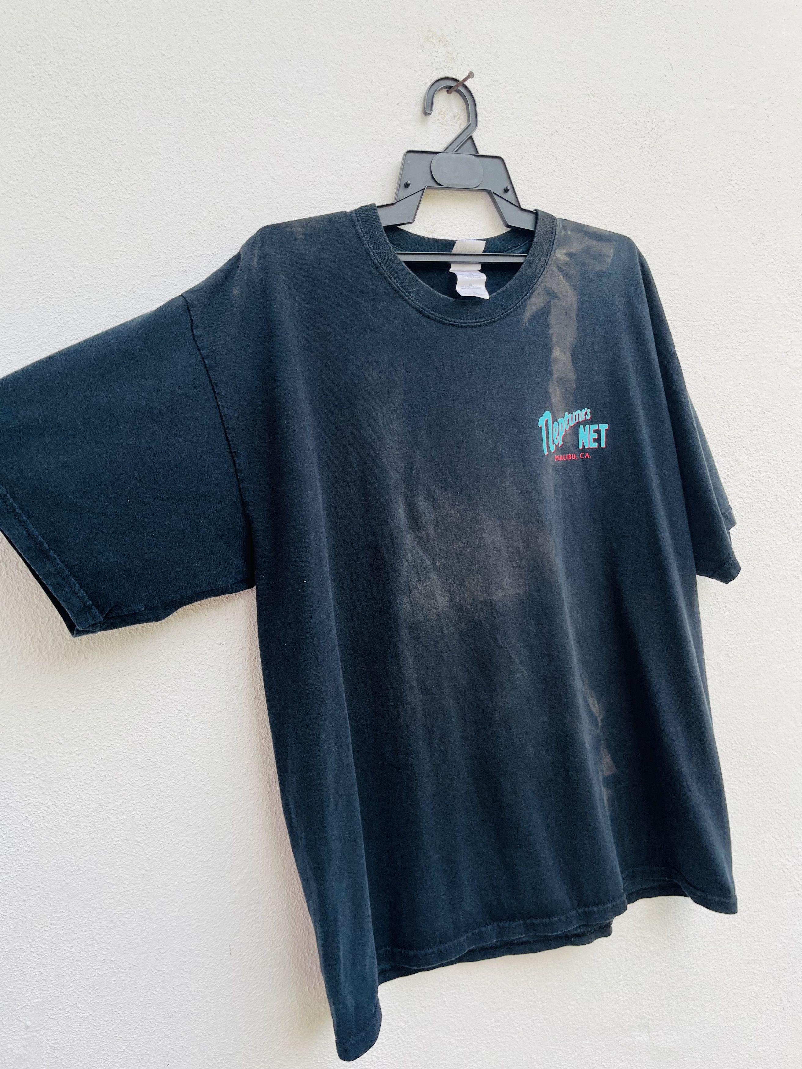 Japanese Brand Vintage Neptune’s NET Malibu California Motorcycle Shirt Size US L / EU 52-54 / 3 - 6 Thumbnail