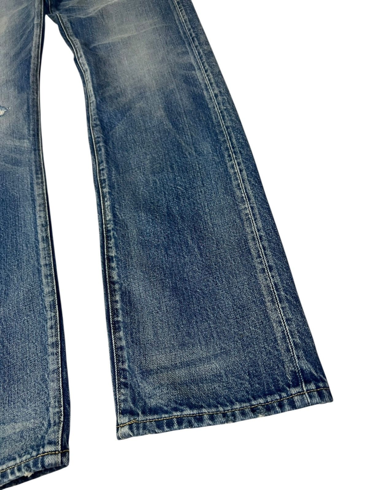 Japanese Brand Vintage Japanese Brand Selvedge Distress Denim Jean Size US 31 - 7 Thumbnail