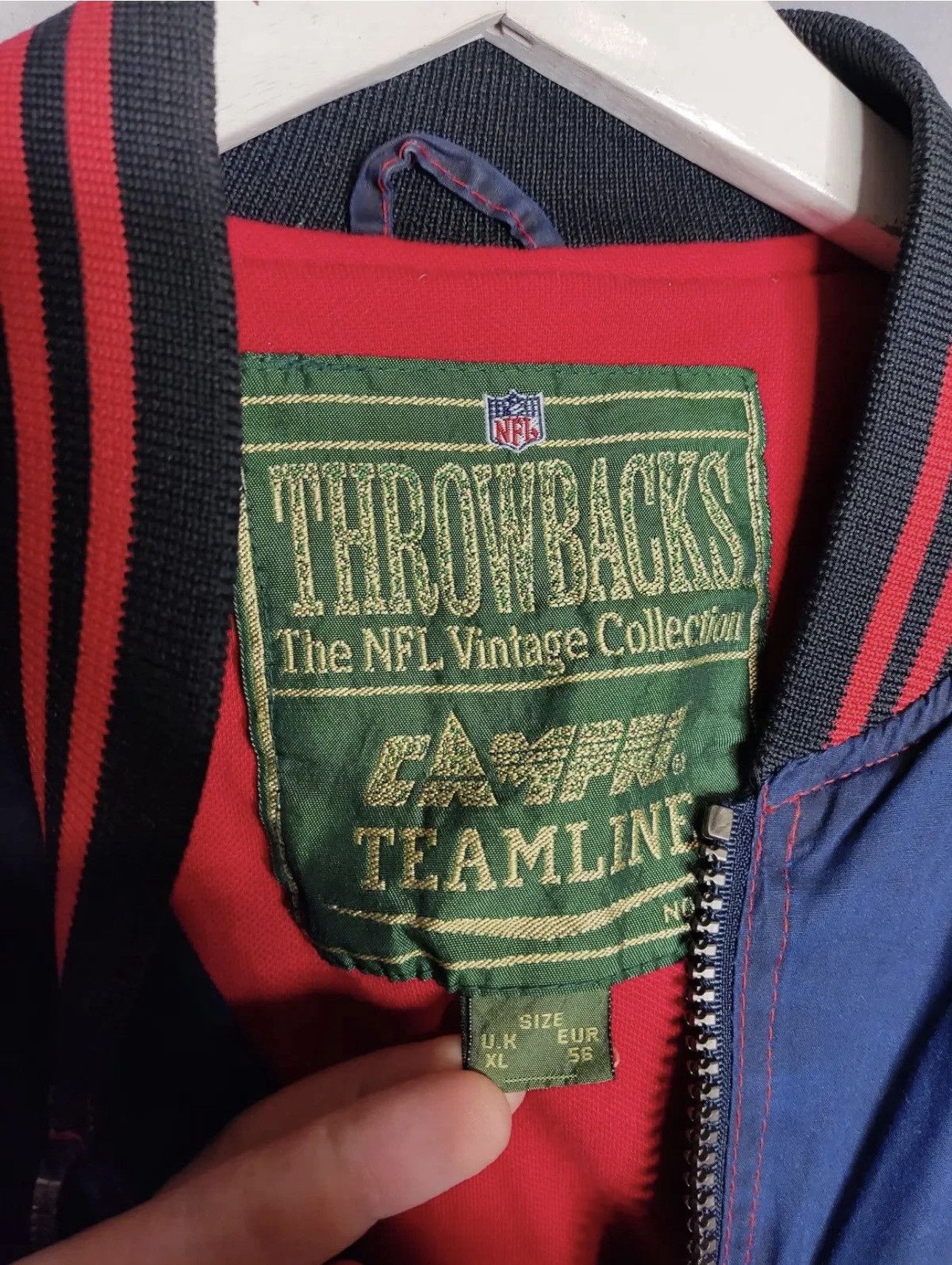 NFL NFL New York Giants Throwbacks Vintage Bomber Jacket Size US XL / EU 56 / 4 - 12 Thumbnail