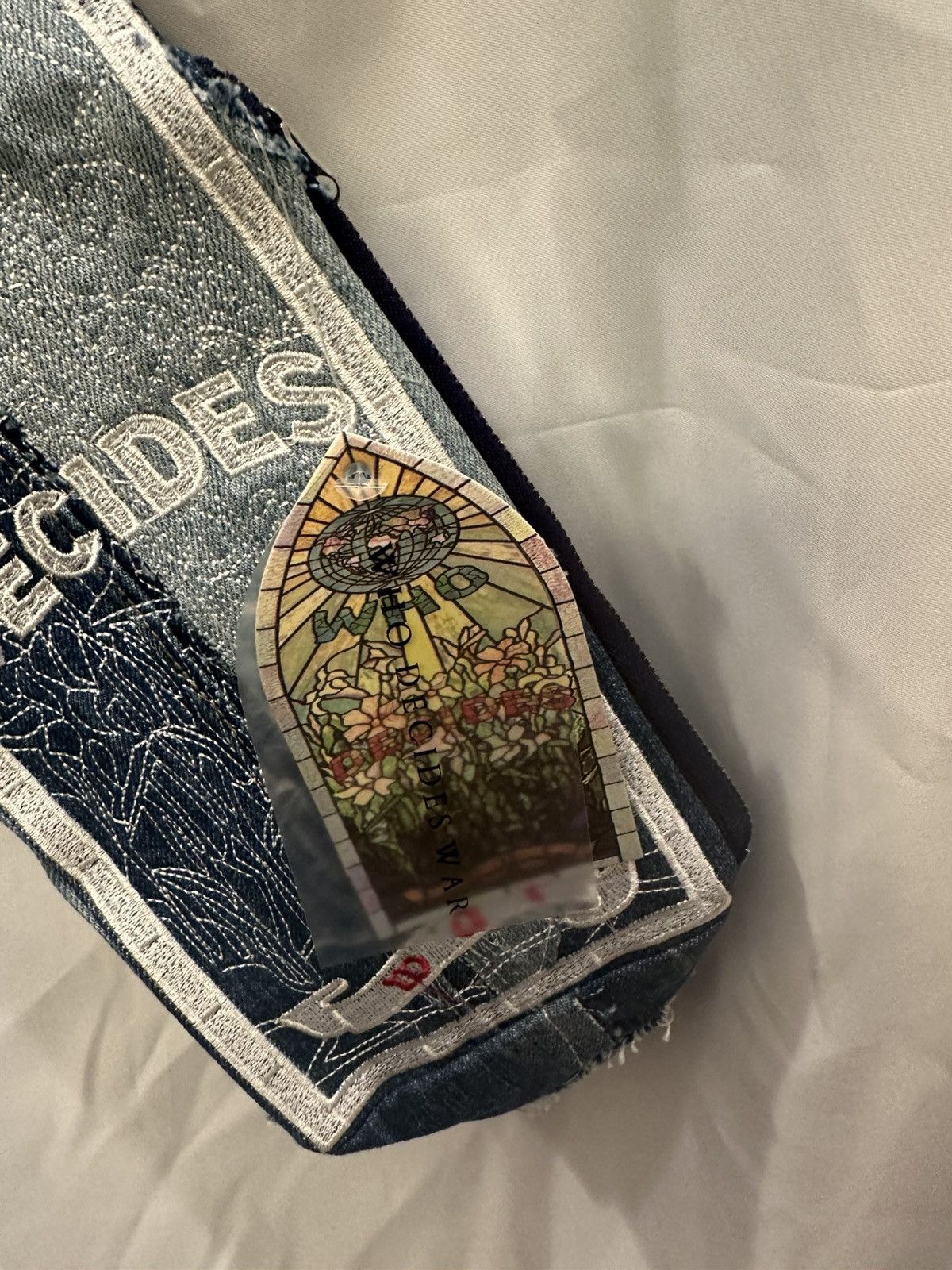 Who Decides War Who Decides War Denim Bag Size ONE SIZE - 7 Thumbnail