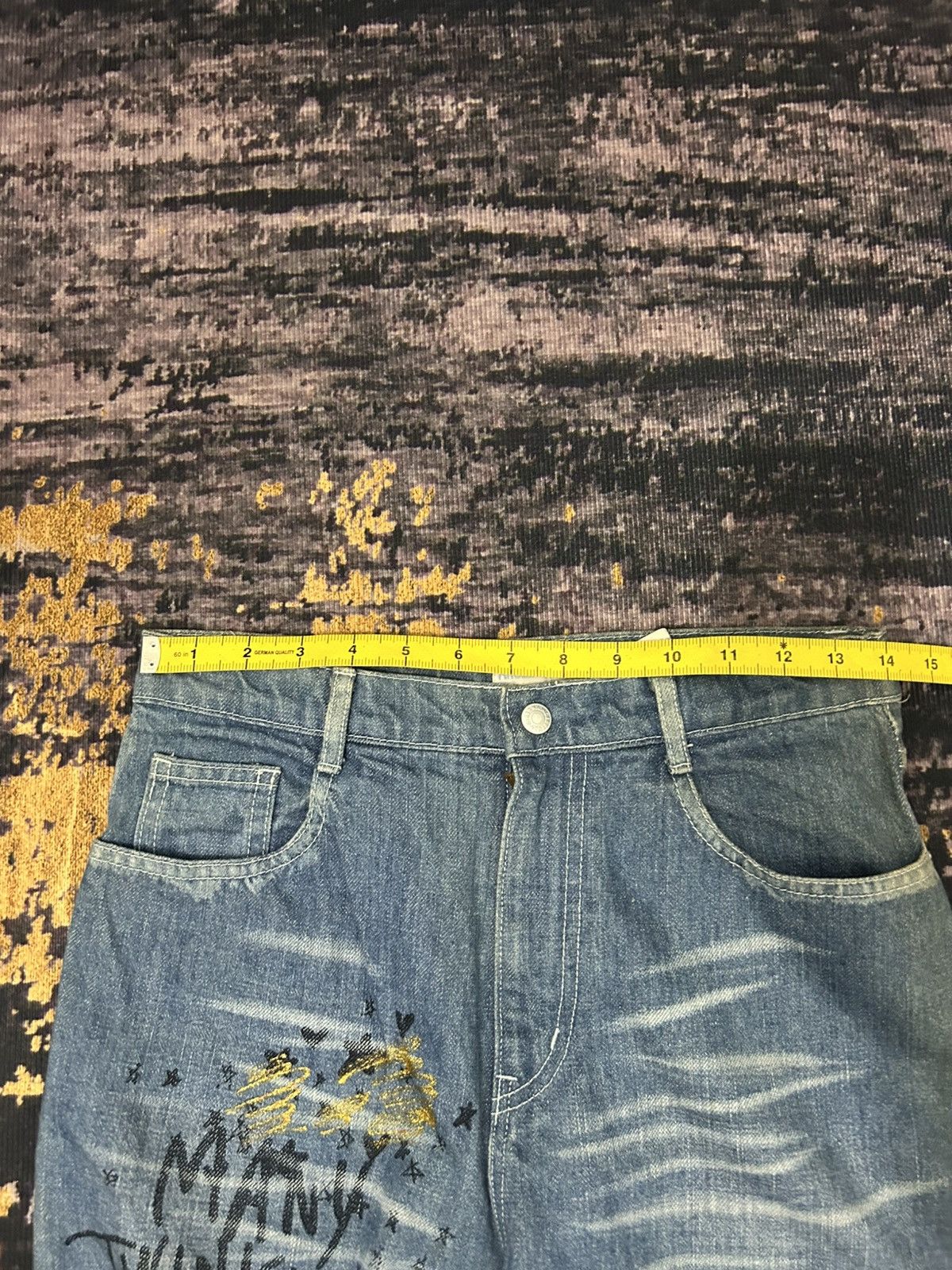 Angel Blue Vintage Angel Blue Claw Mark Faded Flare Jeans Size US 28 / EU 44 - 19 Thumbnail