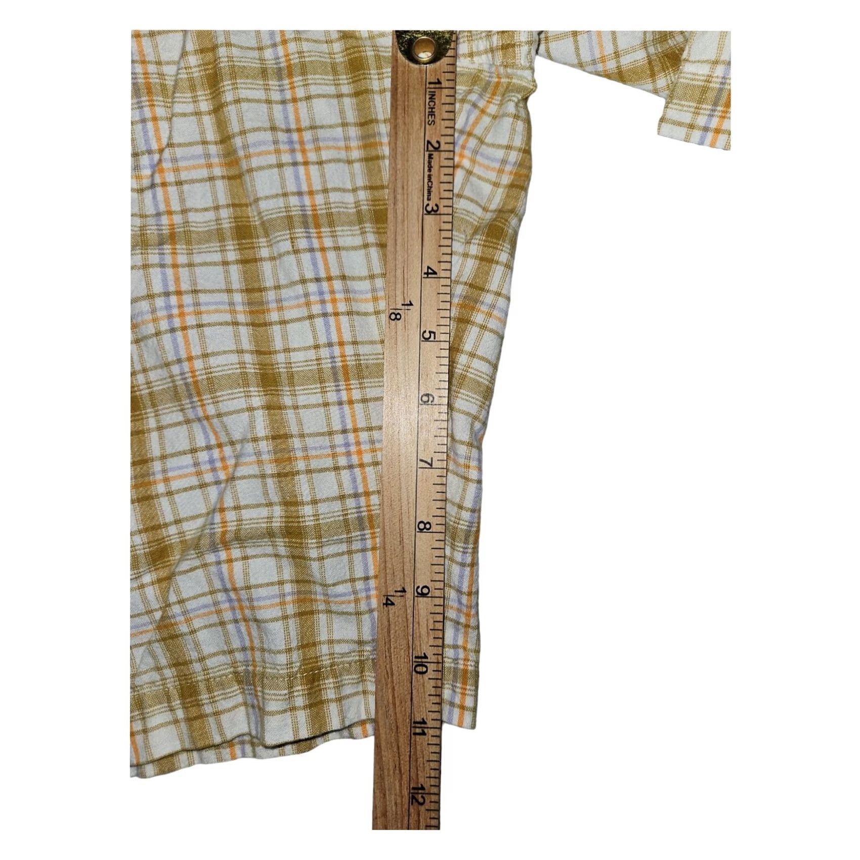 Phat Farm VINTAGE Phat Farm Shorts Men 40 White Brown Plaid Mid Rise Lightweight Embroidered Logo 90s Mens Shorts Size US 40 / EU 56 - 5 Thumbnail