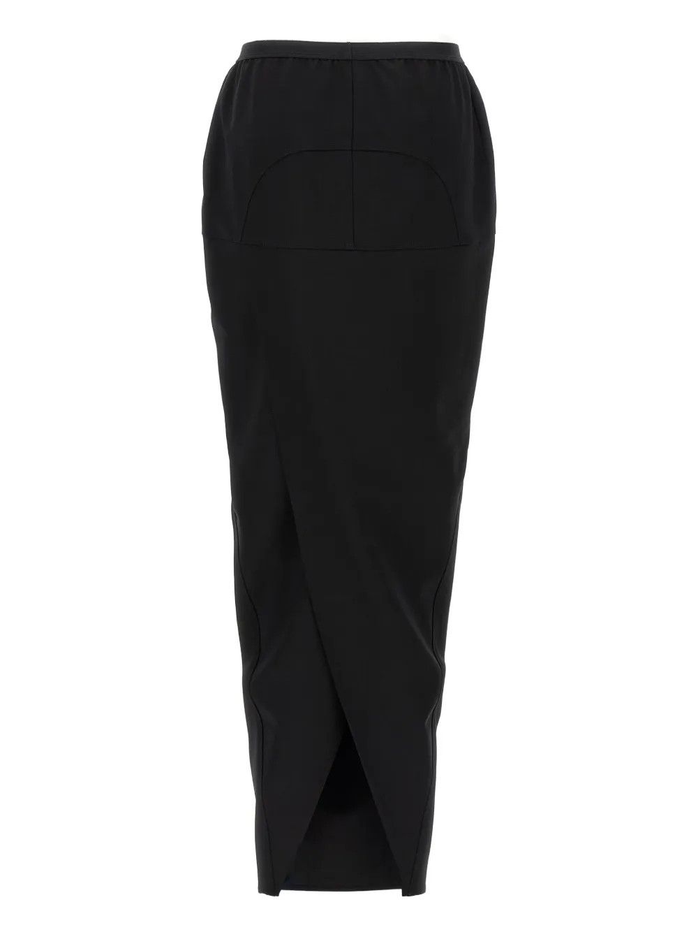 Rick Owens o1y0126 Maxi Skirt in Black Size 28" / US 6 / IT 42 - 2 Thumbnail