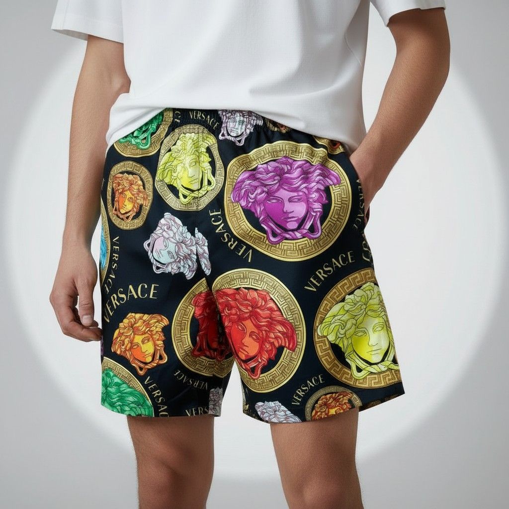 Versace Authentic VERSACE Medusa Amplified 100% Silk Twill Size US 30 / EU 46 - 2 Thumbnail