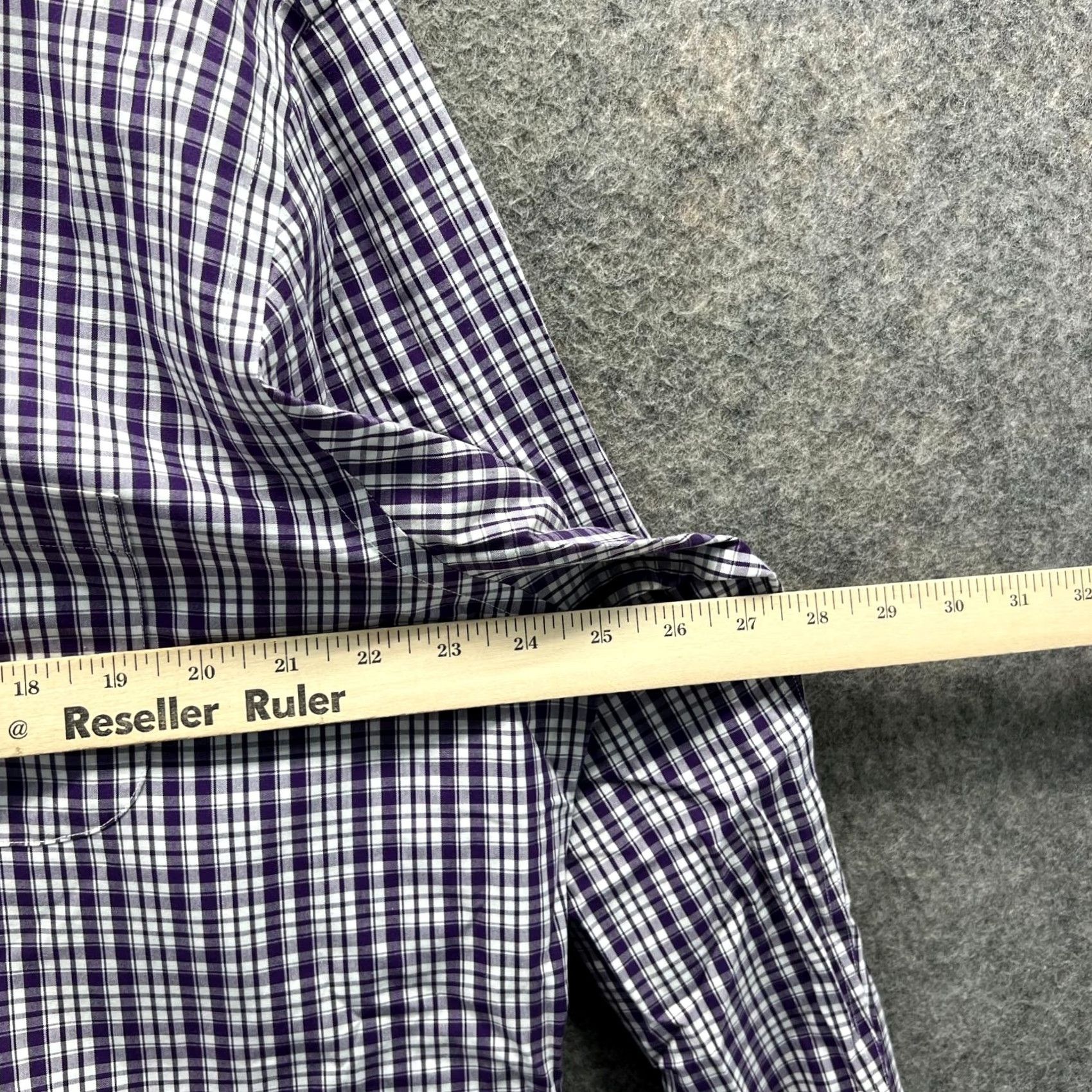 Brooks Brothers VINTAGE Brooks Brothers Shirt Mens XL Purple Button-Down Plaid Gingham Check Oxford Button-Up Long Sleeve Casual Formal Workwear Business Size US XL / EU 56 / 4 - 3 Thumbnail