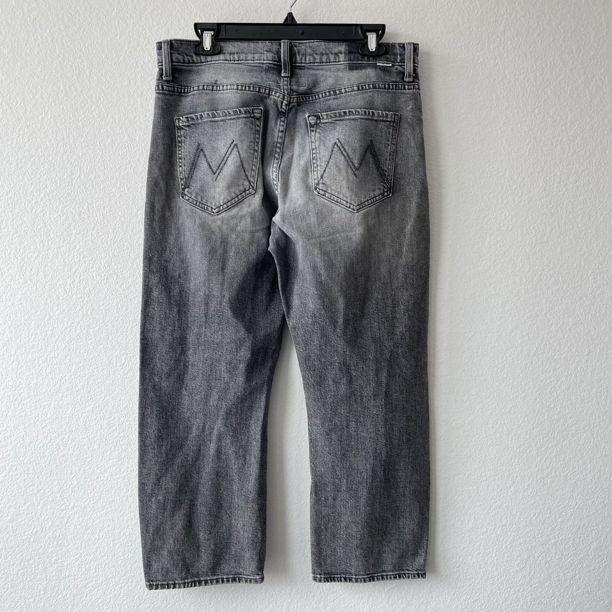 MOTHER Mother Denim The Ditcher Crop Shadow Dancing Jeans Size 30" / US 8 / IT 44 - 2 Thumbnail