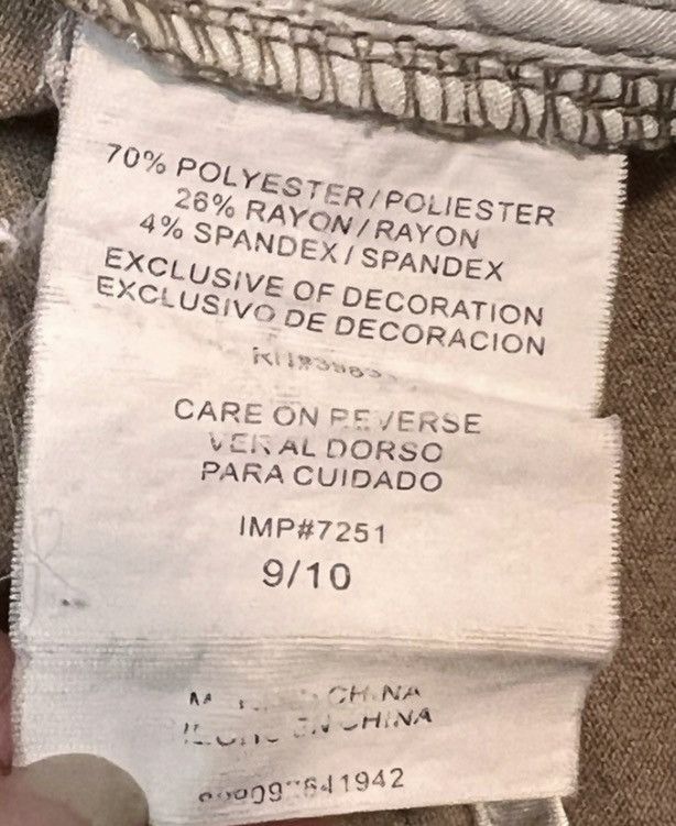 Other XOXO Signature High Waist Pencil Skirt Sz 9/10 Taupe Stretch Size 32" / US 10 / IT 46 - 6 Thumbnail