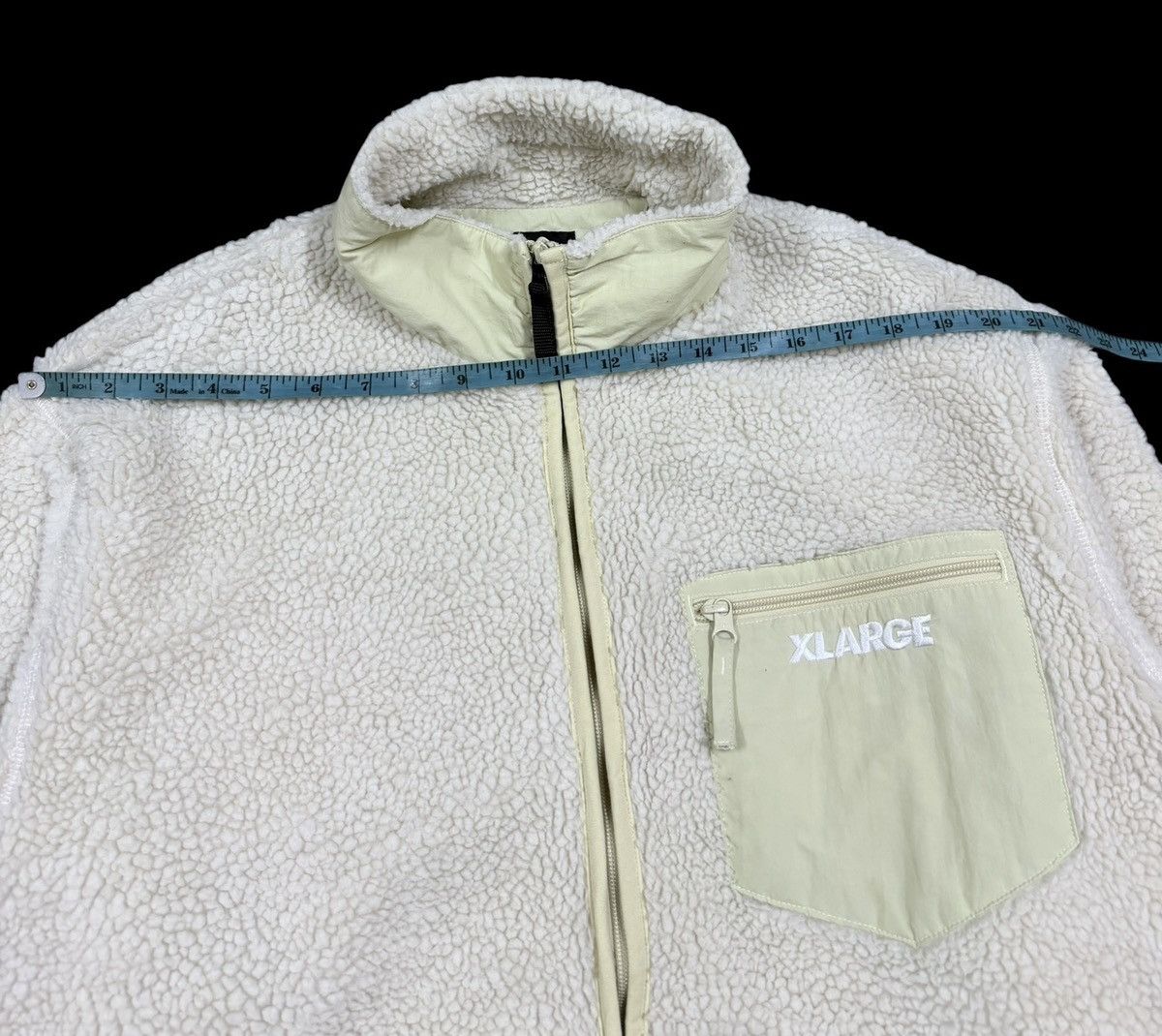 Xlarge Xlarge Deep Pile Sherpa Boa Jacket Big Logo Embossed Fleece Size US L / EU 52-54 / 3 - 20 Thumbnail