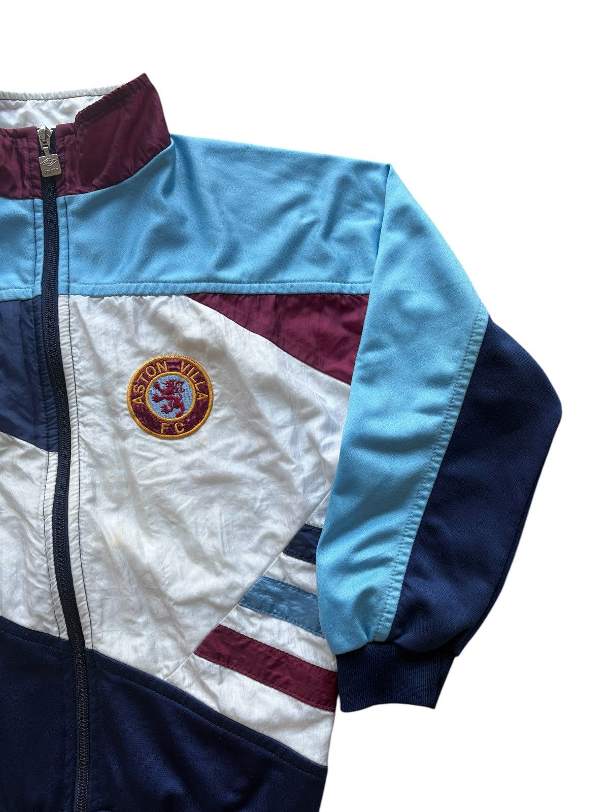 Umbro Aston Villa Football Tracksuit 1990 92 Premier League Size US XXS / EU 40 - 5 Thumbnail