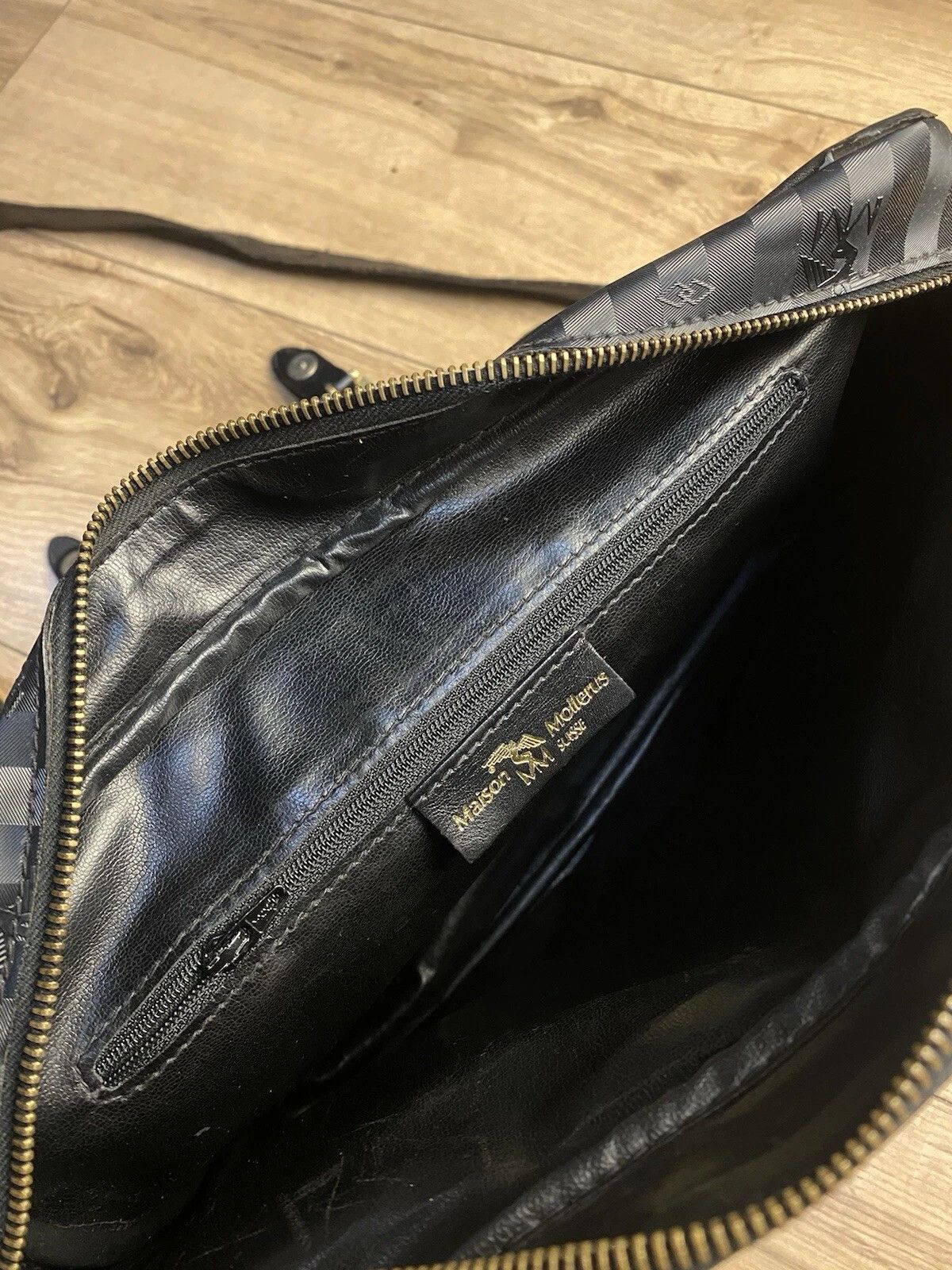 Maison Mollerus Rare Maison Mollerus Big Nylon /Leather Vintage Bag Monogram Size ONE SIZE - 3 Thumbnail