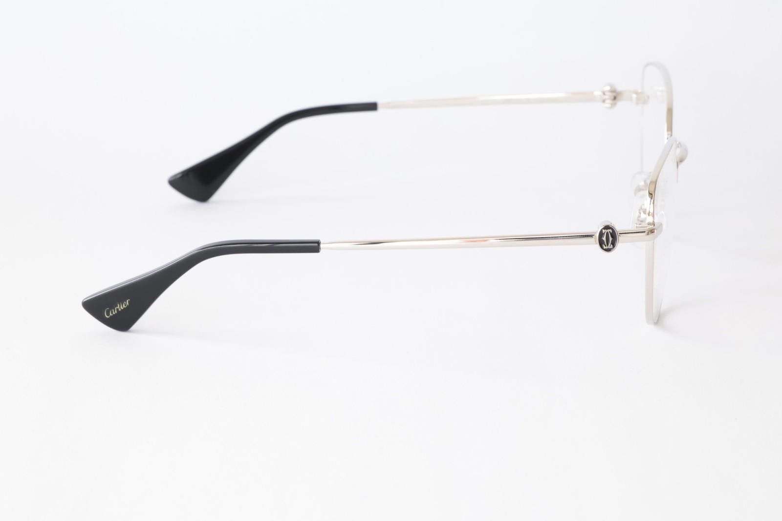 Cartier New Cartier eyewear optical eyeglasses CT0490O 002 silver xl Size ONE SIZE - 7 Thumbnail