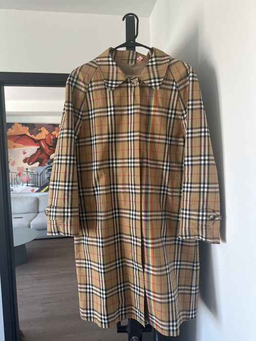 Burberry sales rainbow trench