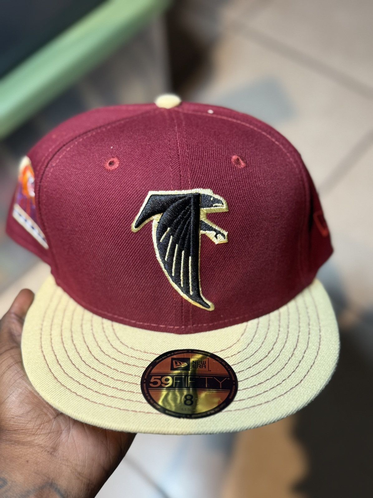 Size Atlanta Falcons Burgundy 1993 Pro Bowl 'Prime Time'
