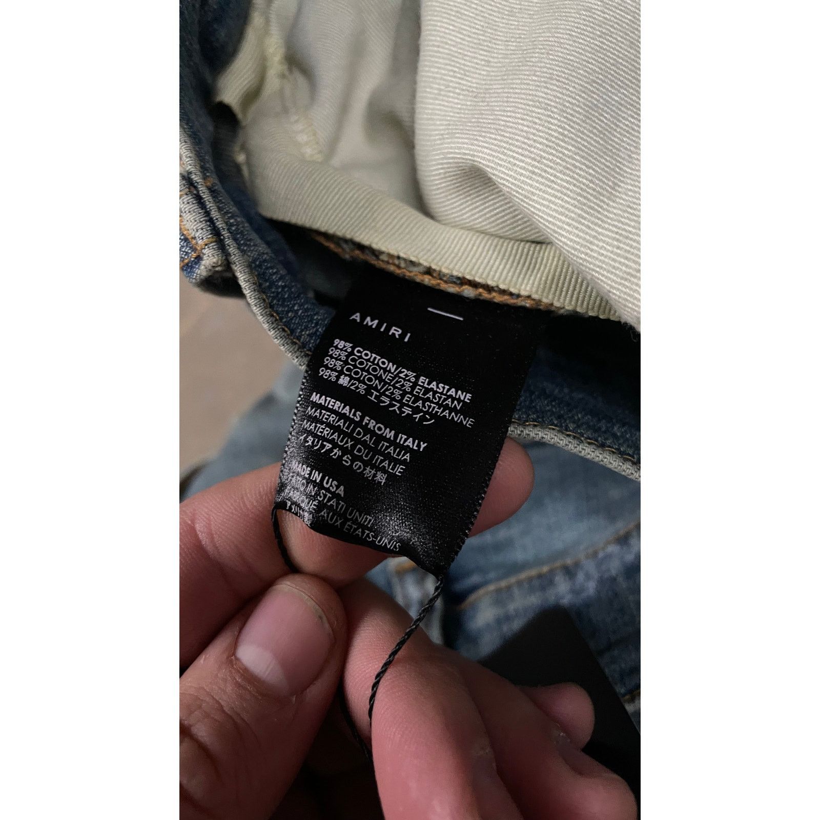 Amiri Amiri MX1 Black Bandana Patch Red White Used 38 Size US 38 / EU 54 - 3 Thumbnail
