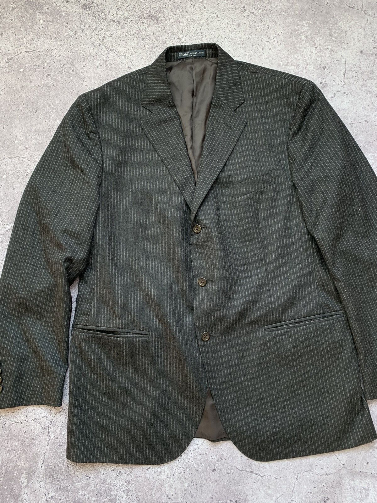 Polo Ralph Lauren 🔥VINTAGE POLO BY RALP LAUREN BLAZER Size 54R - 4 Thumbnail