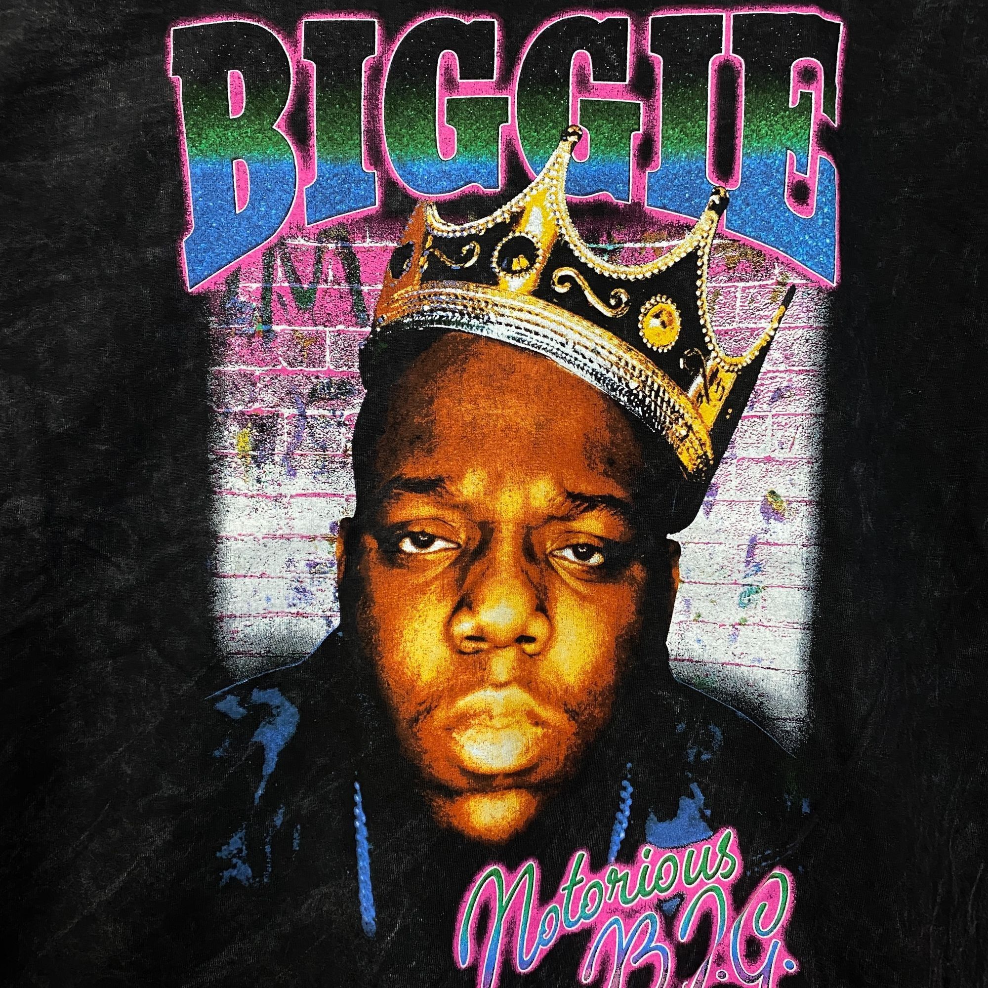 Other Biggie Smalls Crown King of New York Graphic Mineral Wash T- Size US XL / EU 56 / 4 - 2 Thumbnail