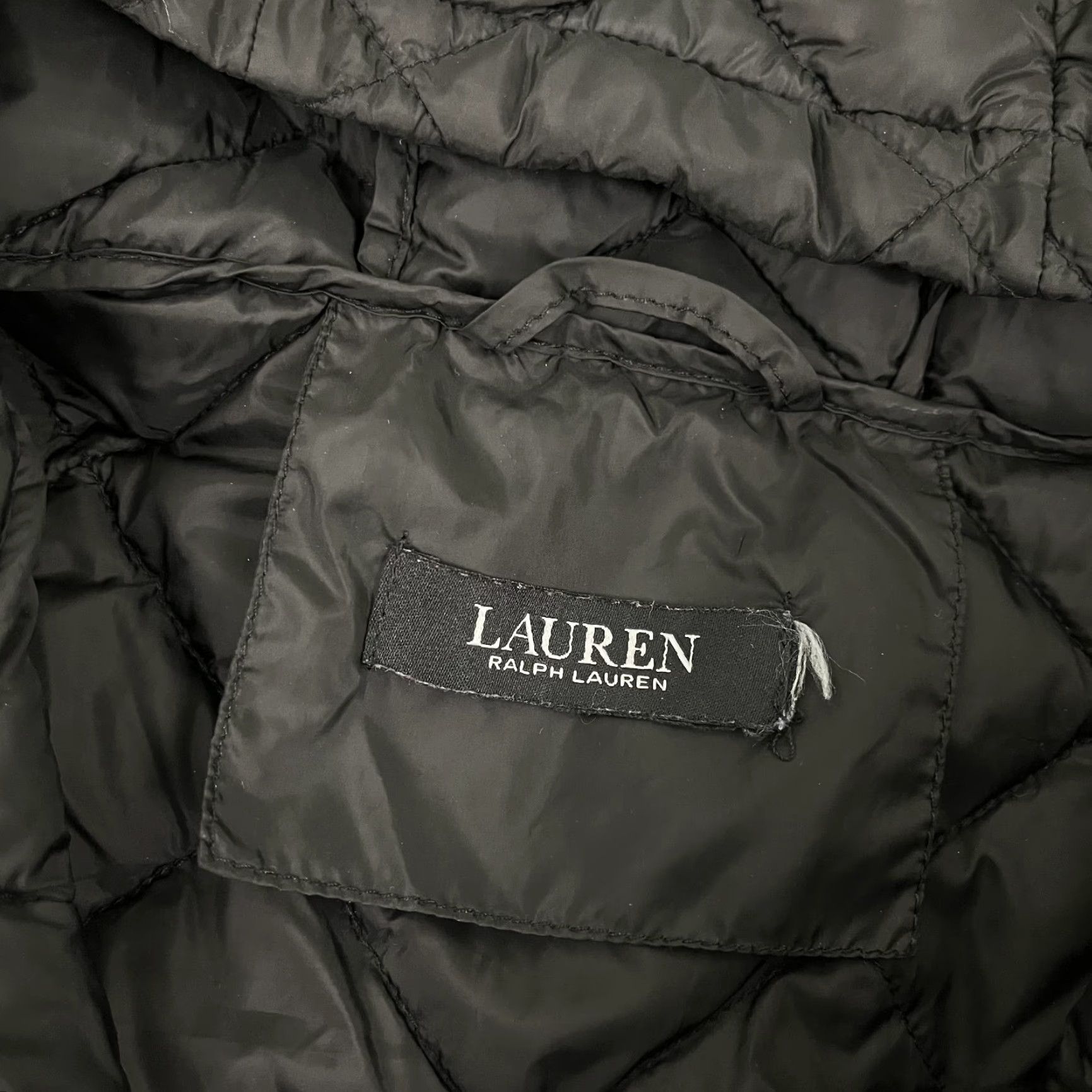 Ralph Lauren Lauren Ralph Lauren Jacket Womens M / L Black Quilted Puffer Hooded Winter Coat Size L / US 10 / IT 46 - 3 Thumbnail