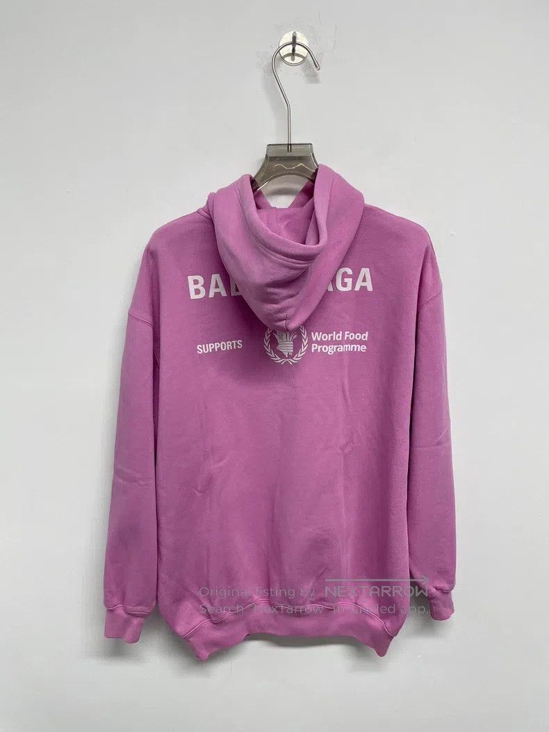 Balenciaga Balenciaga Wheat Ear Hoodie, Pink, Size XS Size US XS / EU 42 / 0 - 2 Thumbnail
