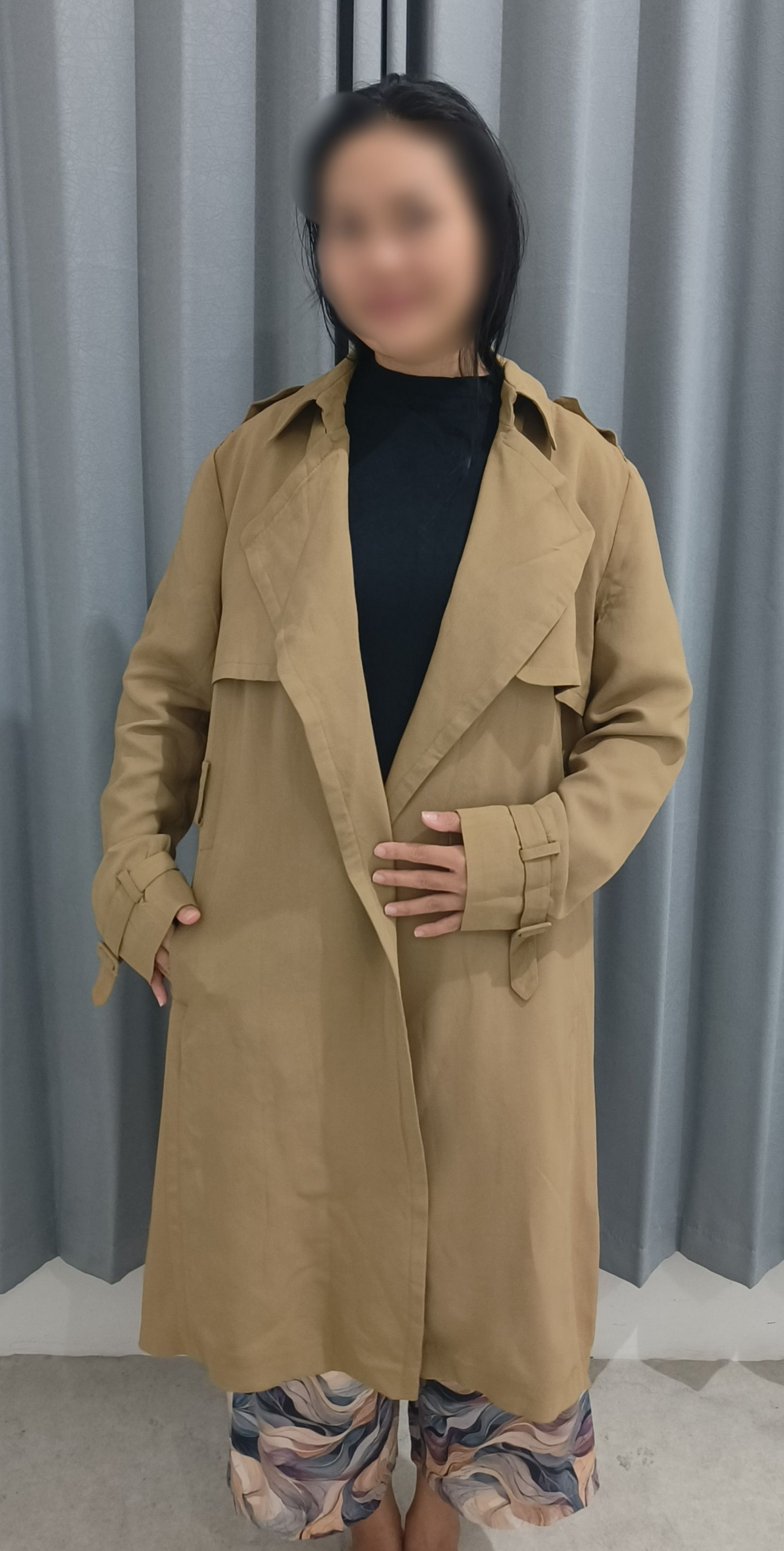 Massimo Dutti Authentic! MASSIMO DUTTI Women's Trench Coat Size M / US 6-8 / IT 42-44 - 5 Thumbnail