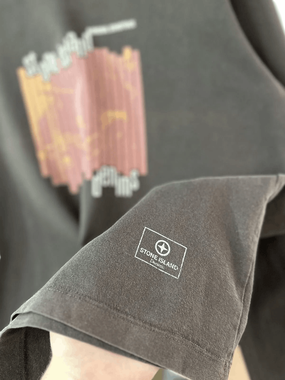 Massimo Osti 👉 Vintage Stone Island Denim Jacket Faded Brown Osti Size US L / EU 52-54 / 3 - 11 Thumbnail