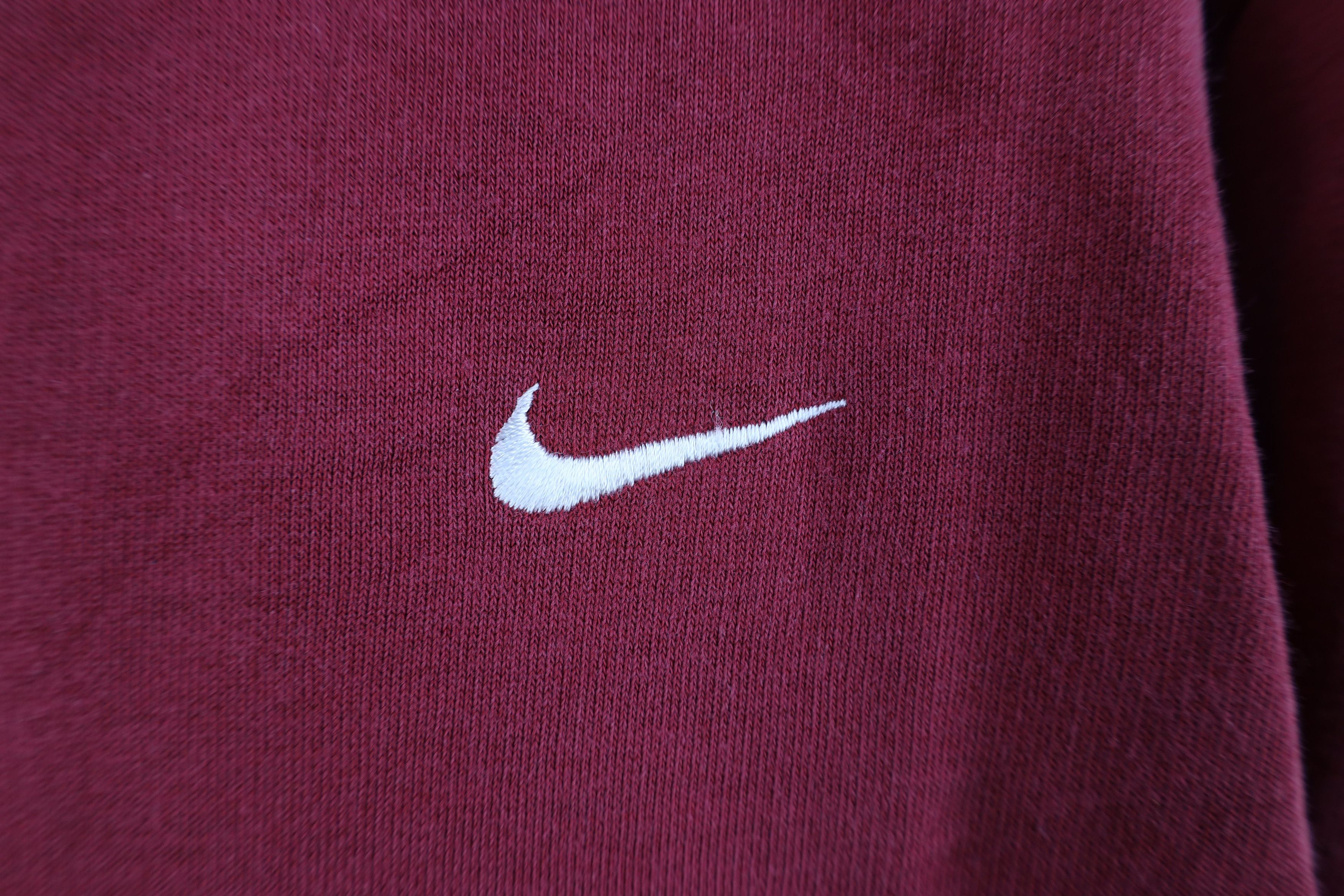 Nike Vintage Y2K Nike Scott Mini Swoosh Hoodie Sweatshirt Red Size US XL / EU 56 / 4 - 4 Thumbnail