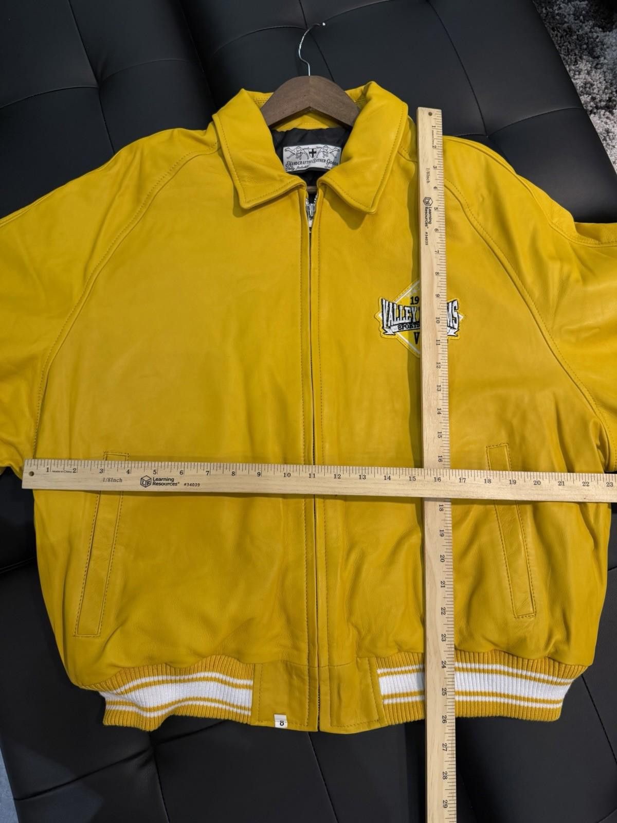 Other ValeLives Valley Leather Jacket Yellow Rare Release Size XL Size US XL / EU 56 / 4 - 12 Thumbnail