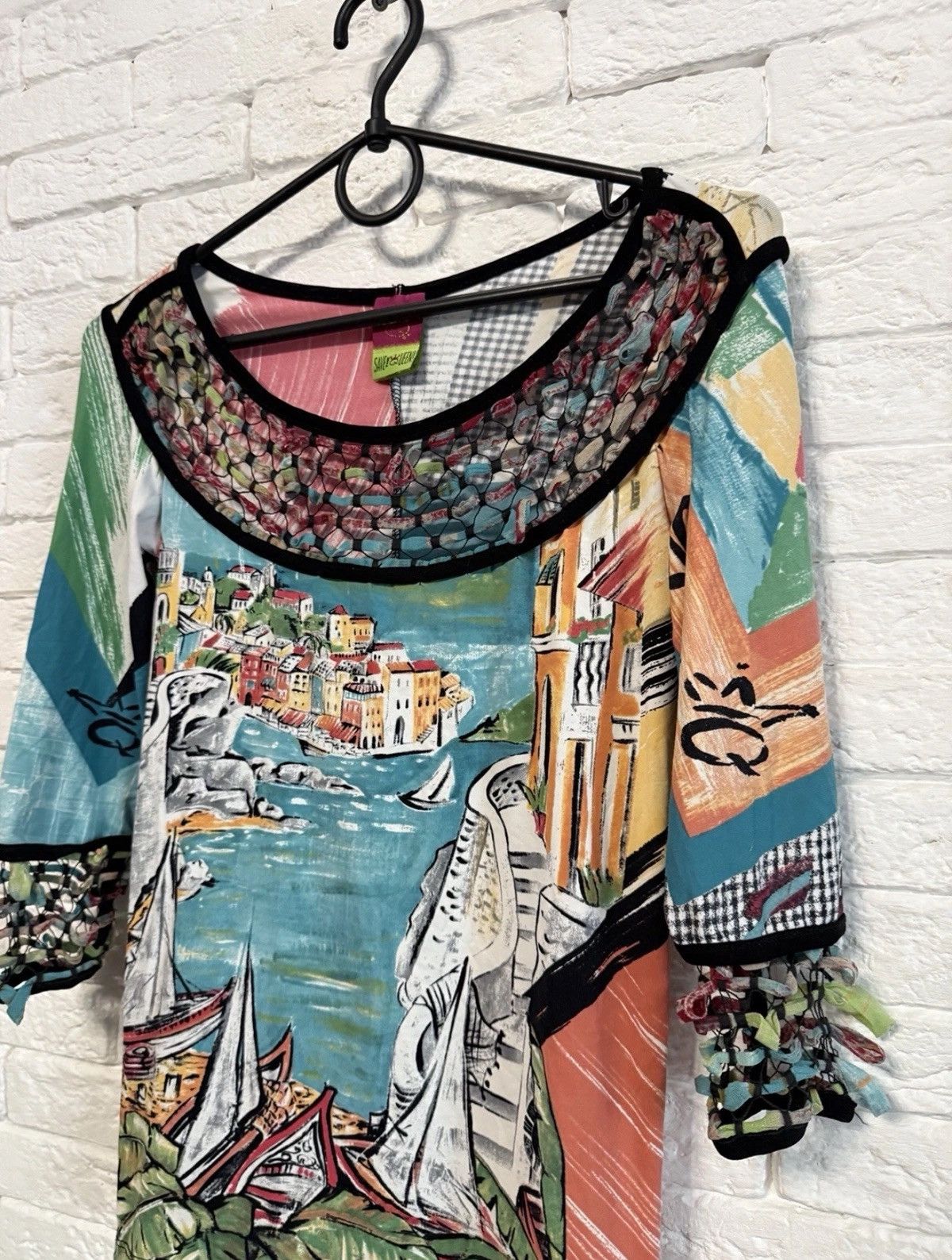 Other Vintage Save The Queen Y2K Avantgarde Top City All Overprint Size S / US 4 / IT 40 - 2 Thumbnail
