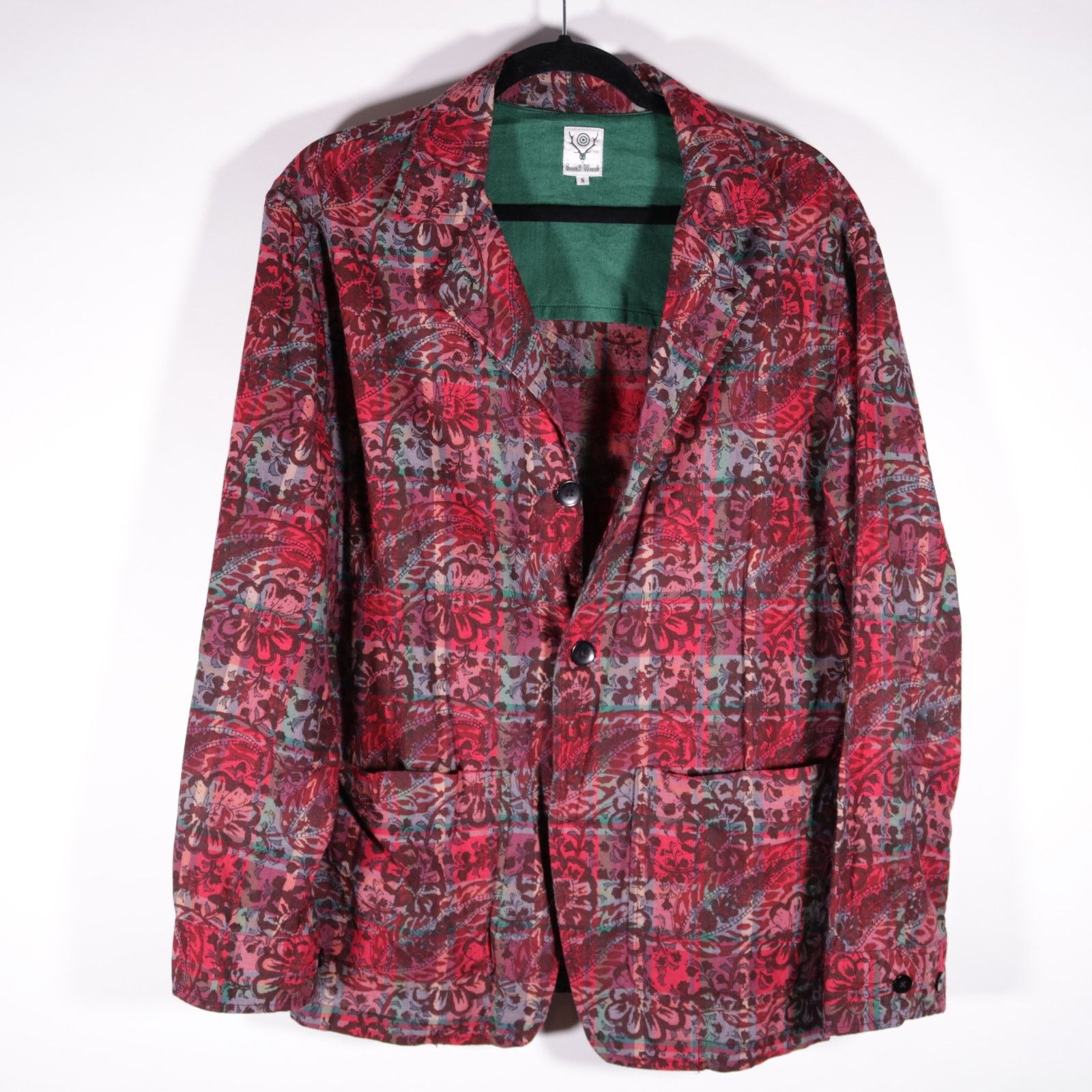 South2 West8 Dye Print Blazer Jacket Size Small