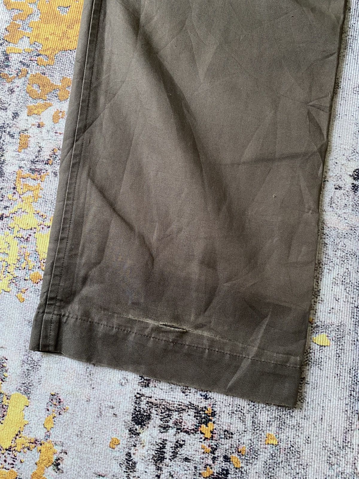Yohji Yamamoto Y’s Yohji Yamamoto Olive Green Military Design Pant Size US 32 / EU 48 - 11 Thumbnail