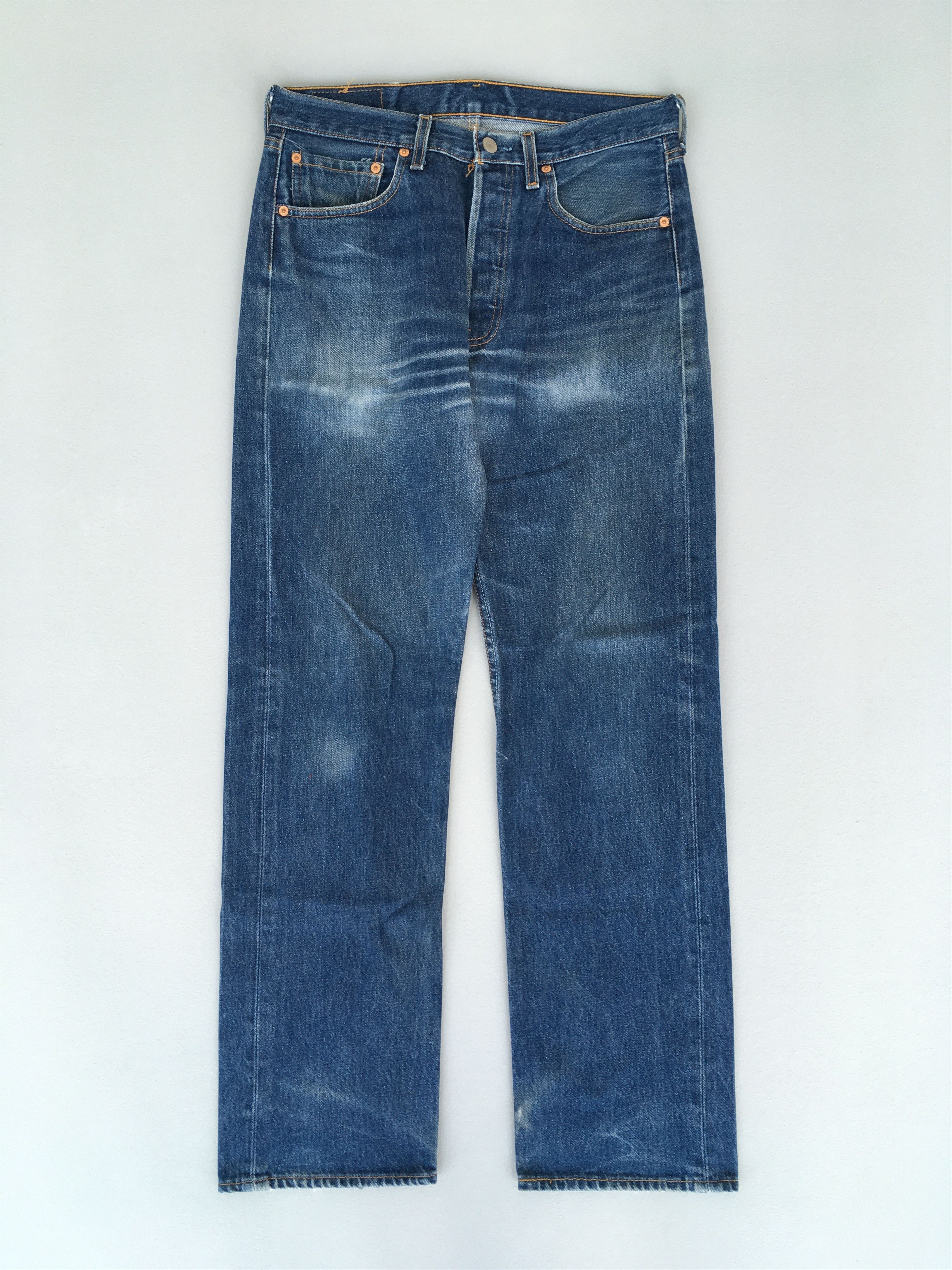 image of Size 30X30 Vintage 1990S Levis 501 Button Fly Blue Jeans, Men's