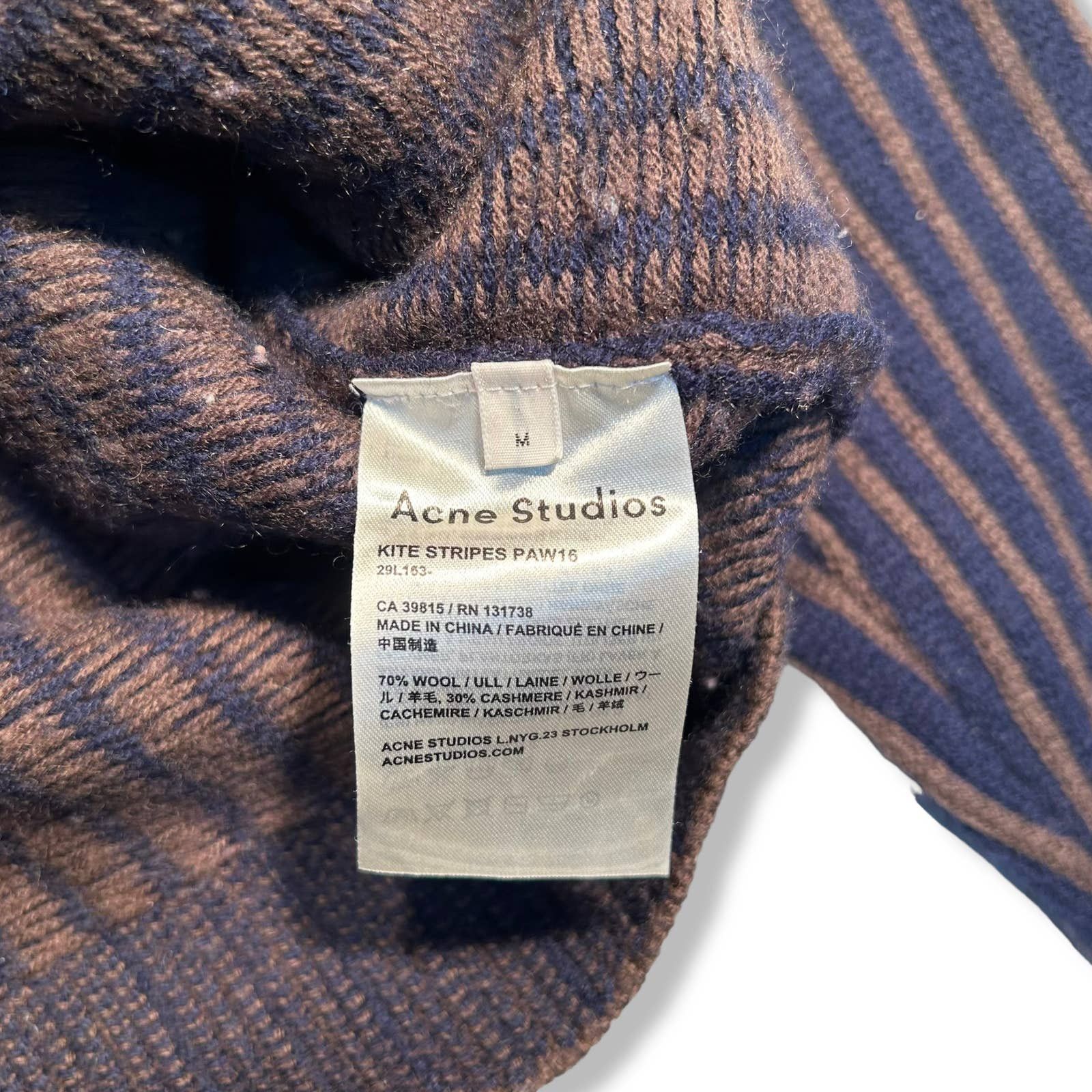 Acne Studios Acne Studios Kite Stripe Knit Sweater | Grailed