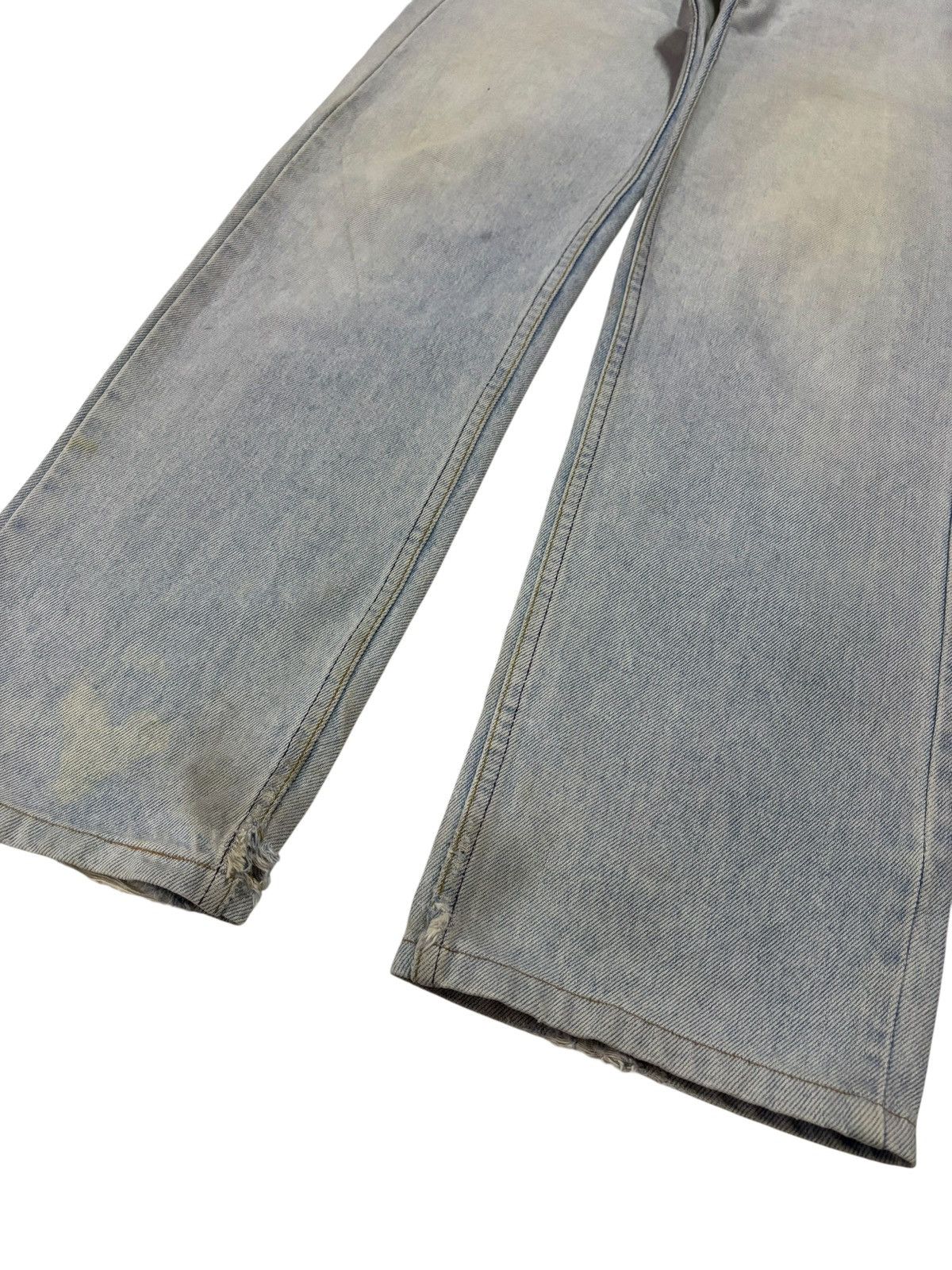 Levi's Vtg 90s Levis 505 Distressed Jeans Size US 30 / EU 46 - 3 Thumbnail