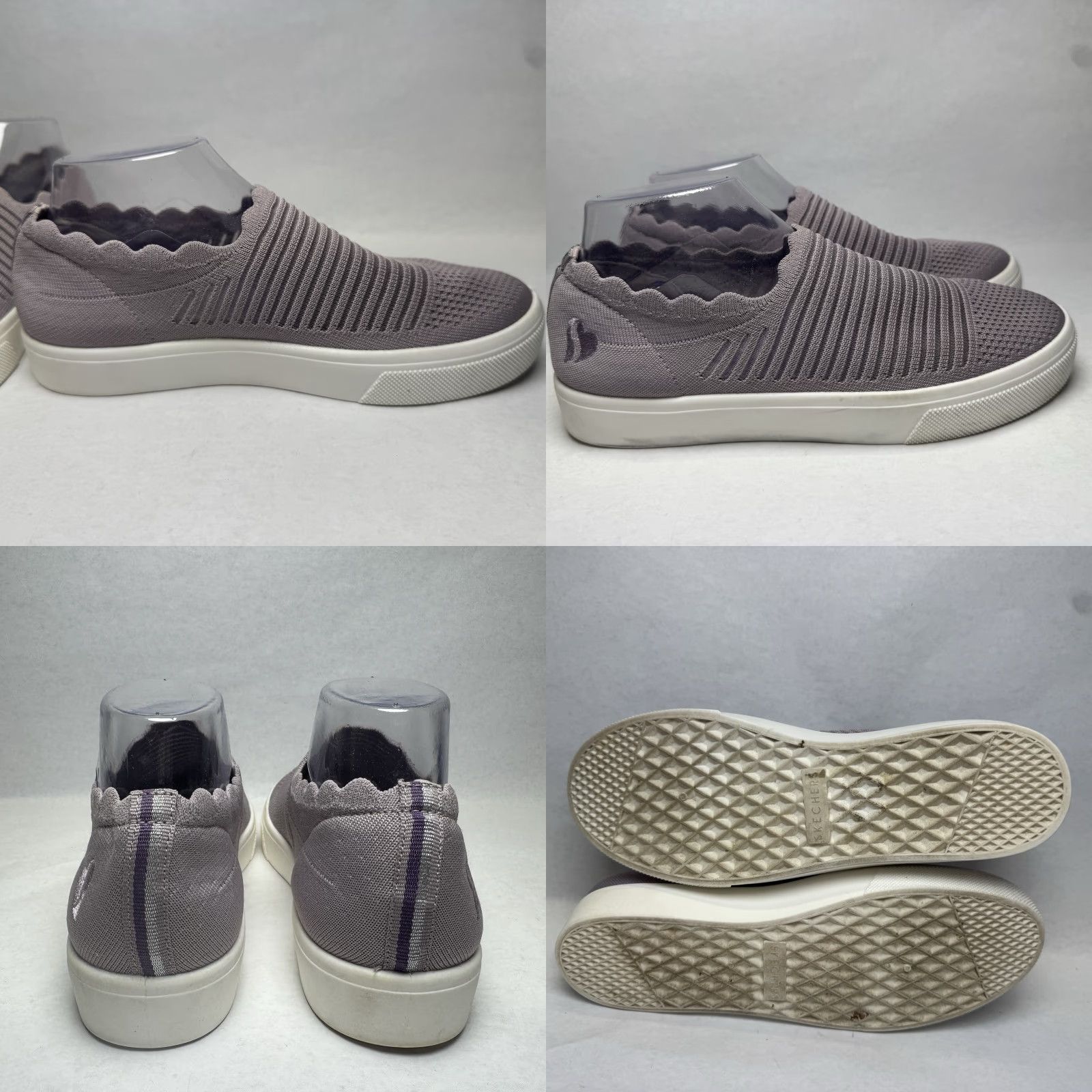 SKECHERS Skechers Poppy Breezy Street Air Cooled Memory Foam Sneakers Womens 9.5 Lavender Size US 10 / IT 40 - 8 Thumbnail