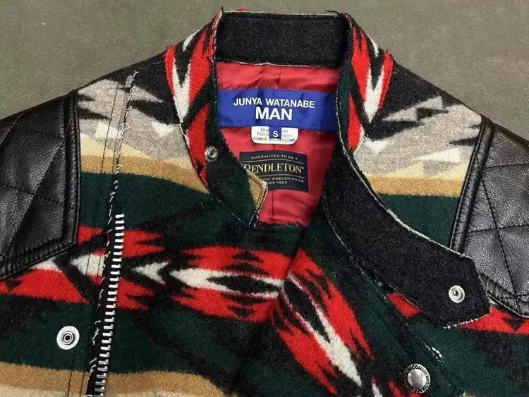 Junya Watanabe × Levi's × Pendleton Junya Watanabe x Pendleton 22AW Joint Leather Jacket Size US S / EU 44-46 / 1 - 4 Thumbnail