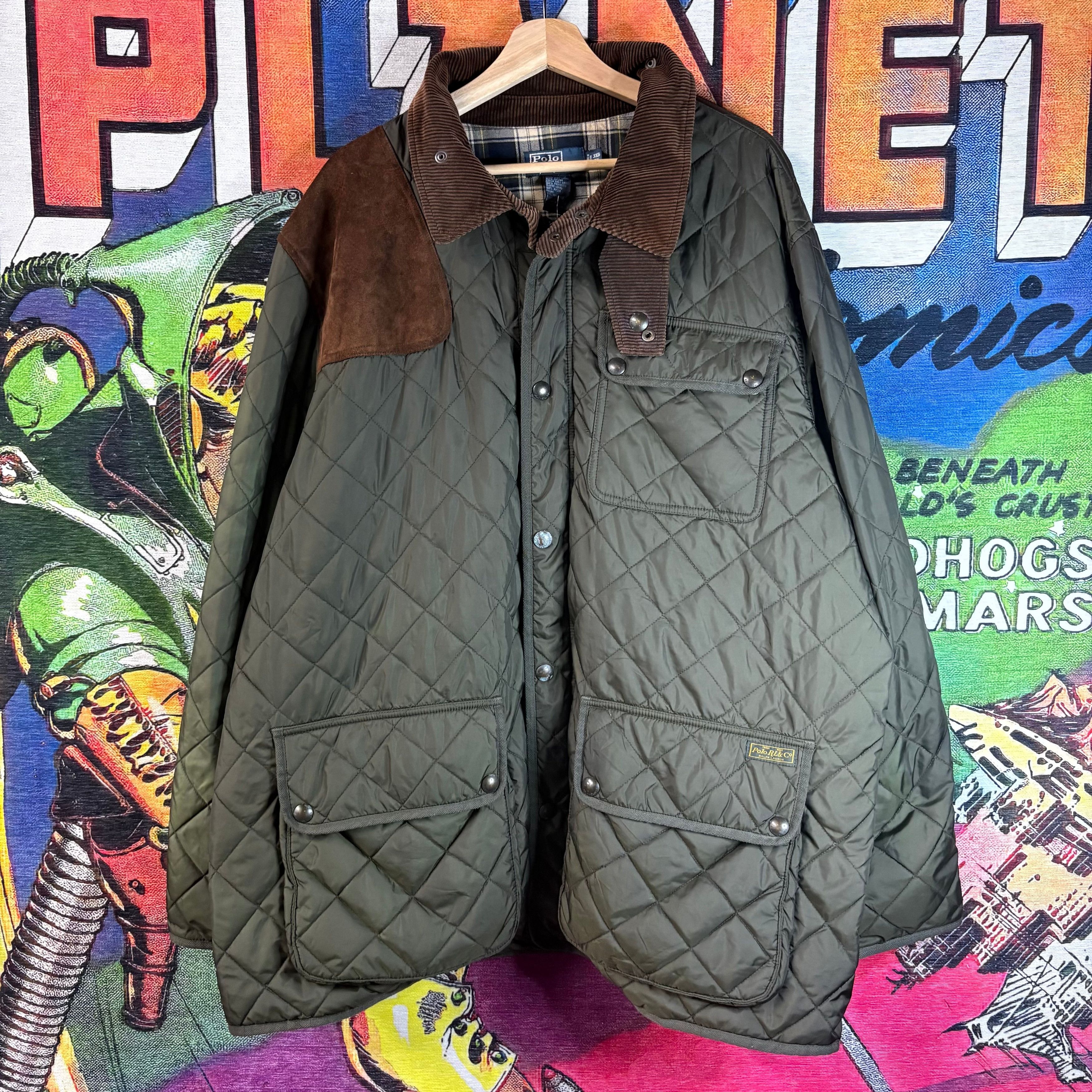 Polo Ralph Lauren Y2K Polo Ralph Lauren Quilted Hunting Jacket Size 3XL Size US XXL / EU 58 / 5 - 1 Thumbnail